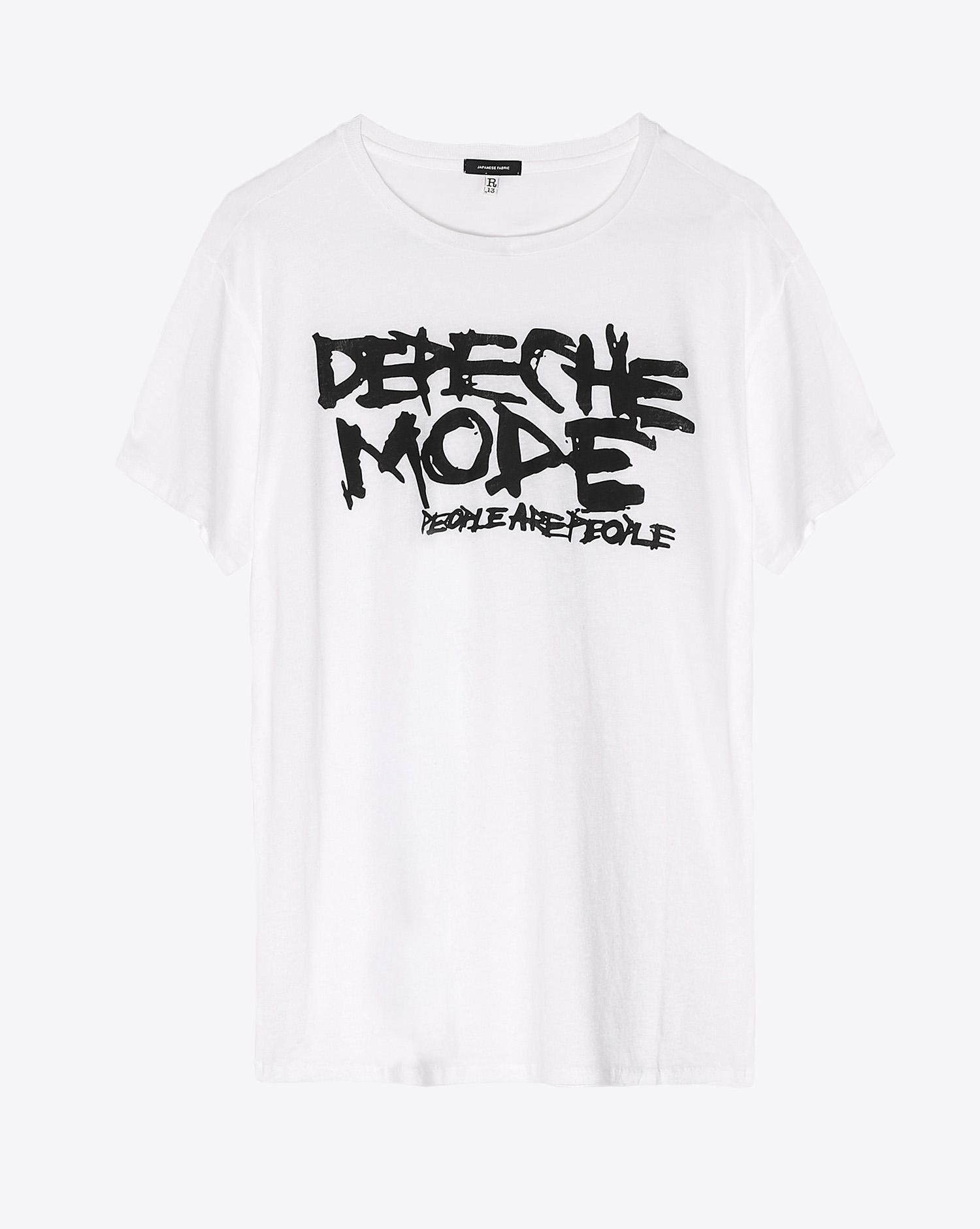 R13 Denim Collection People Are People Boy T - White  