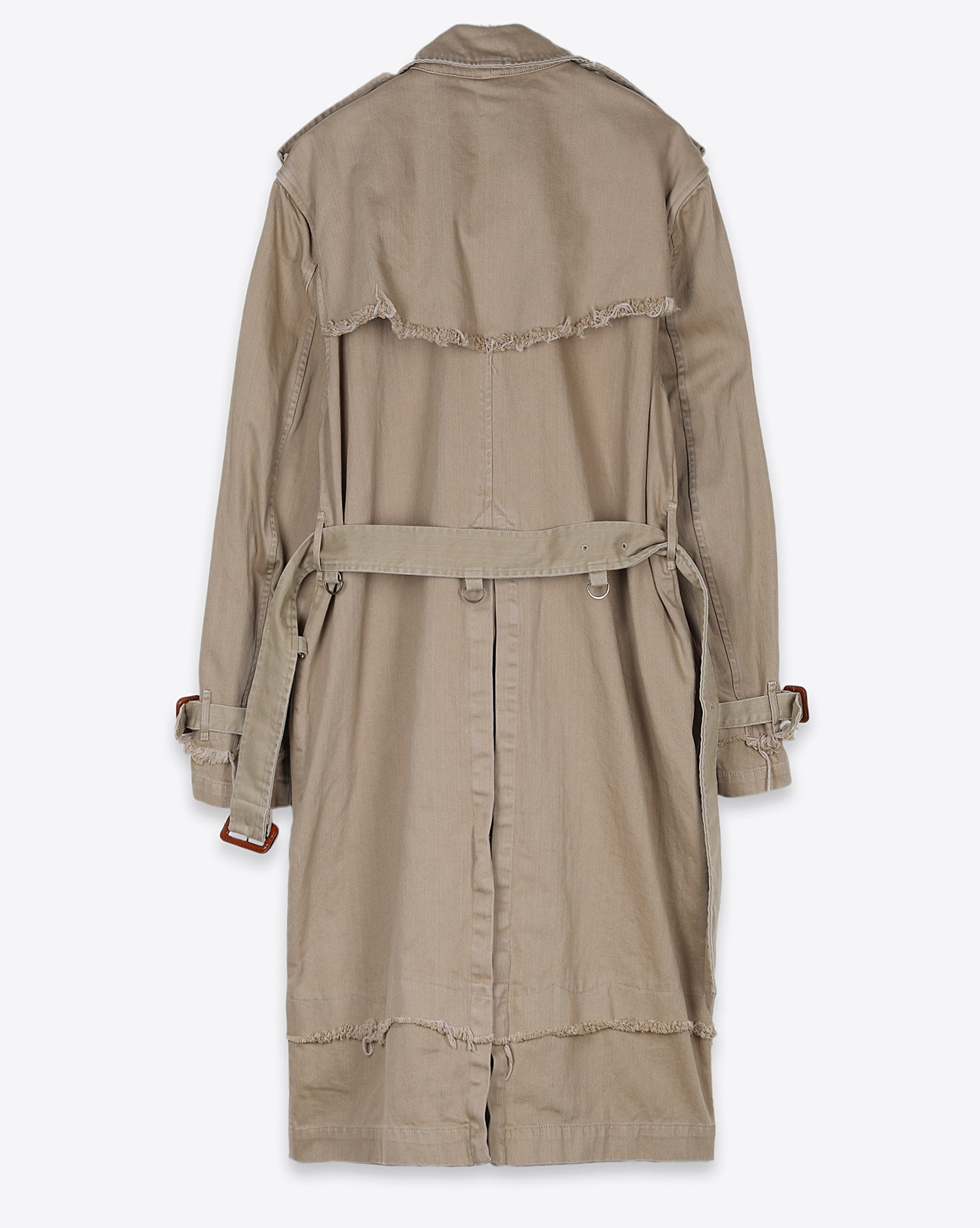 Image du produit R13 Shredded Trench - Overdyed Beige - 2