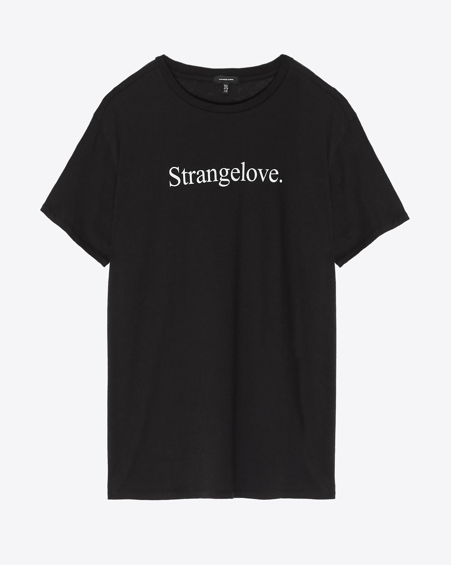 R13 Denim Collection Strangelove Boy T - Wash Black