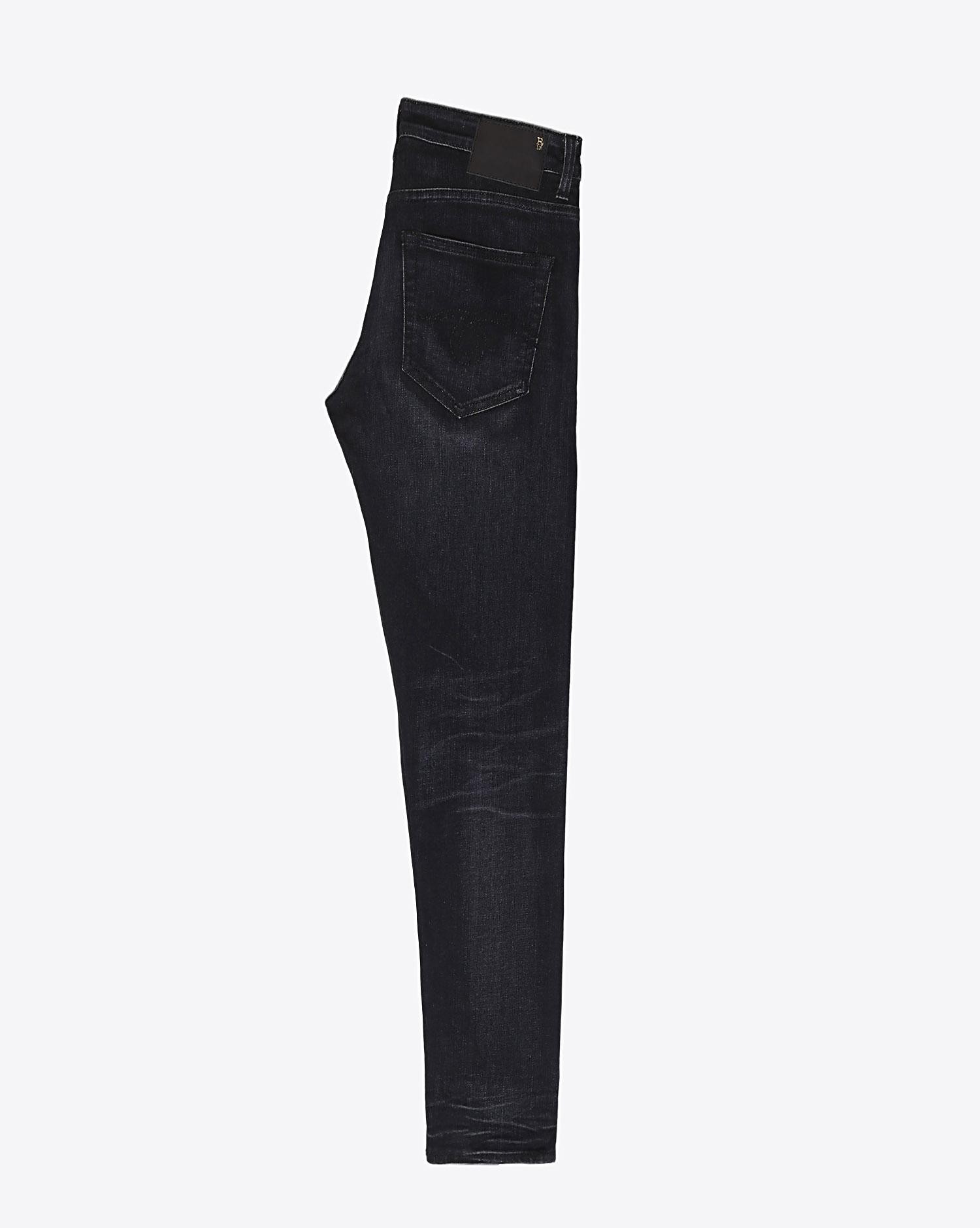 R13 Denim Permanent Biker Boy - Stardust Black  