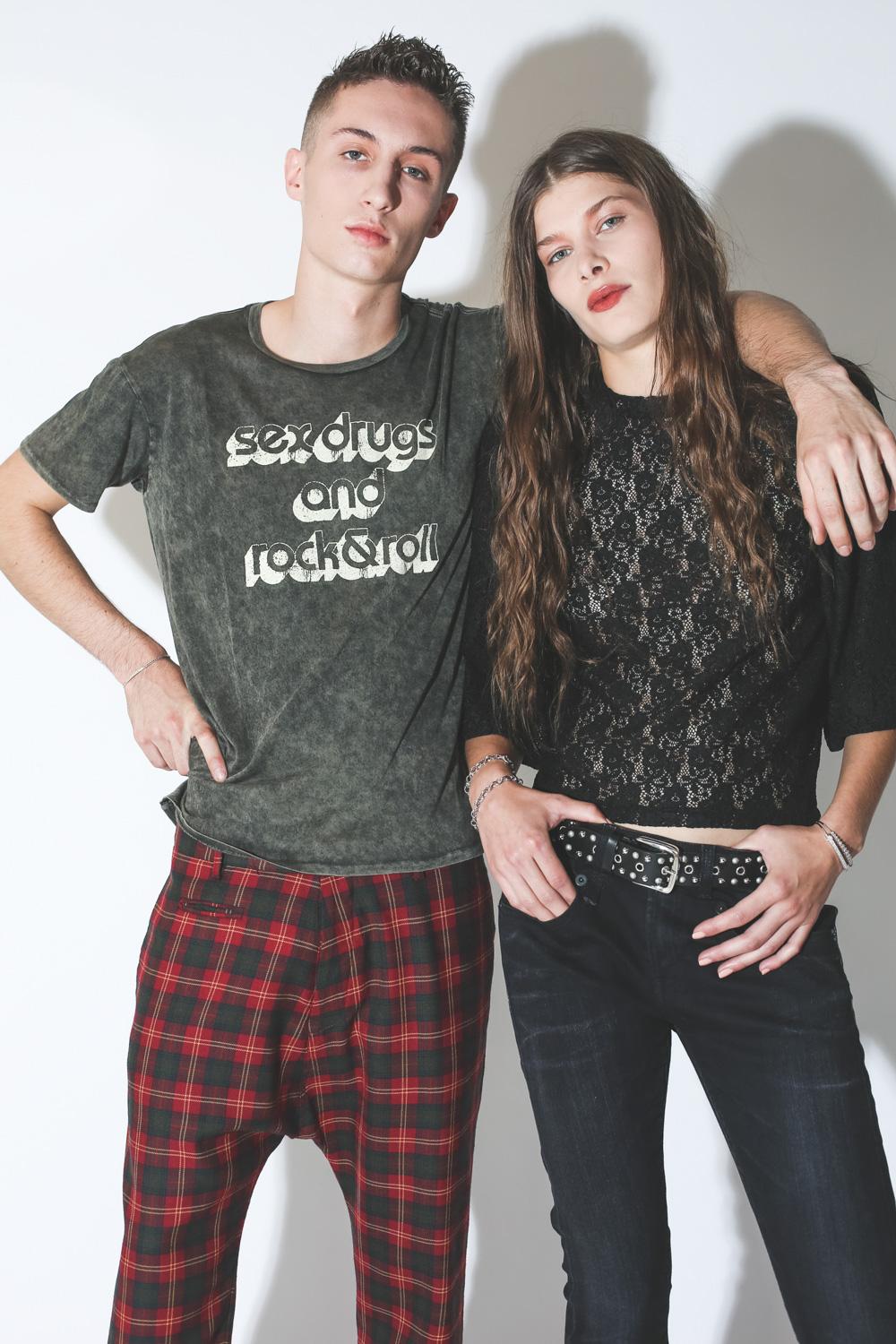 R13 Denim Permanent Boy Skinny - Black