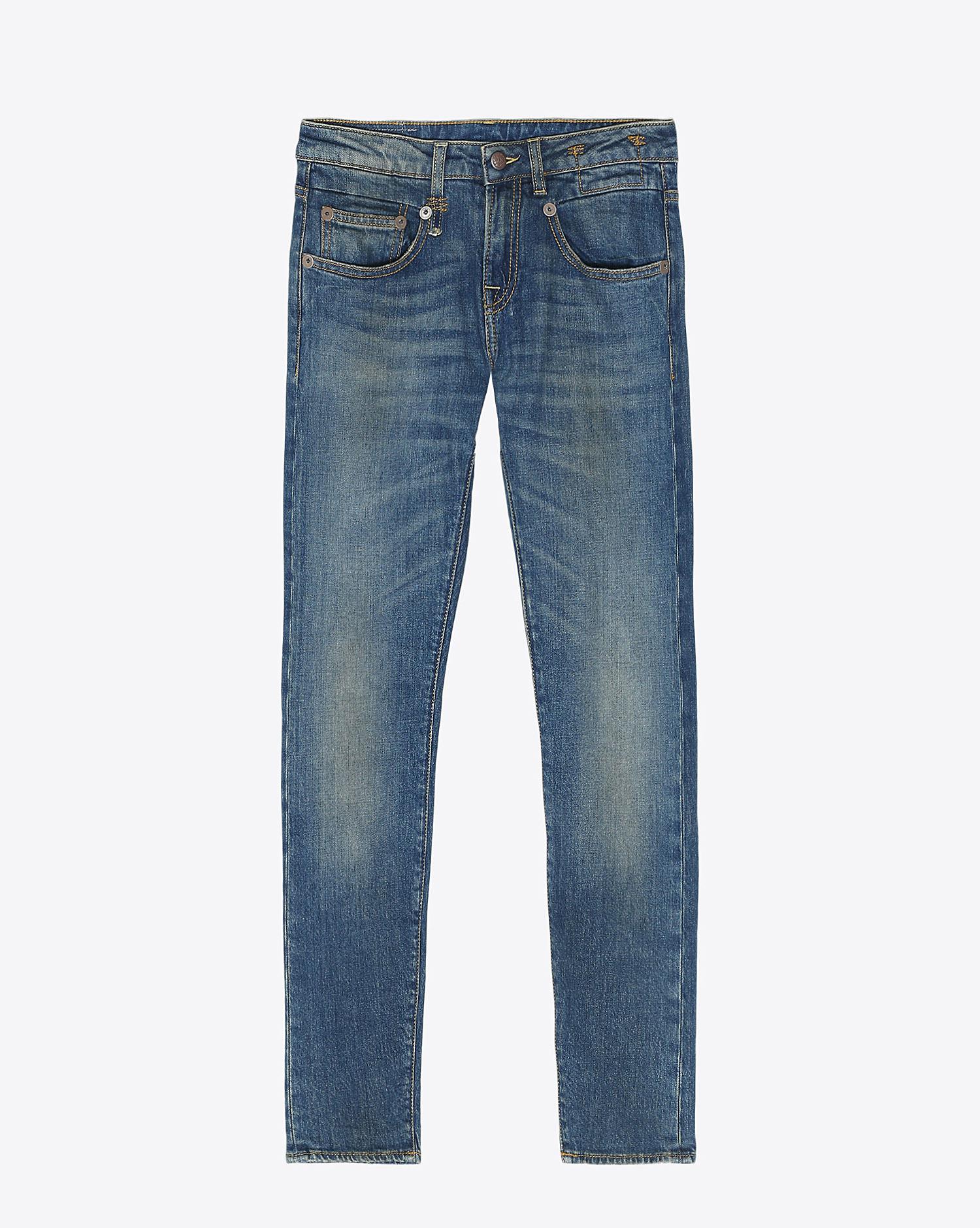 R13 Denim Permanent Boy Skinny - Emerson  