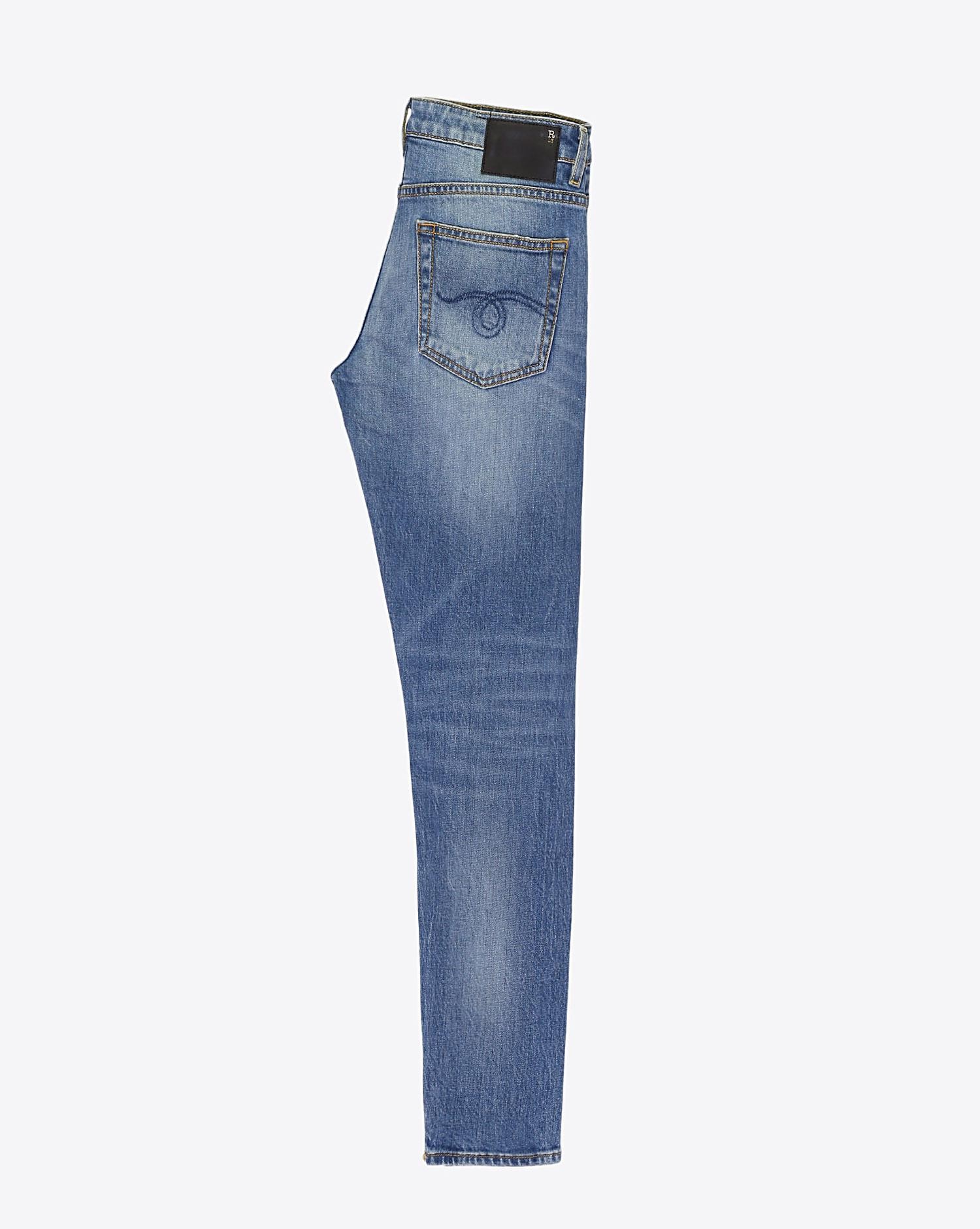 R13 Denim Permanent Boy Skinny - Jasper Stretch  