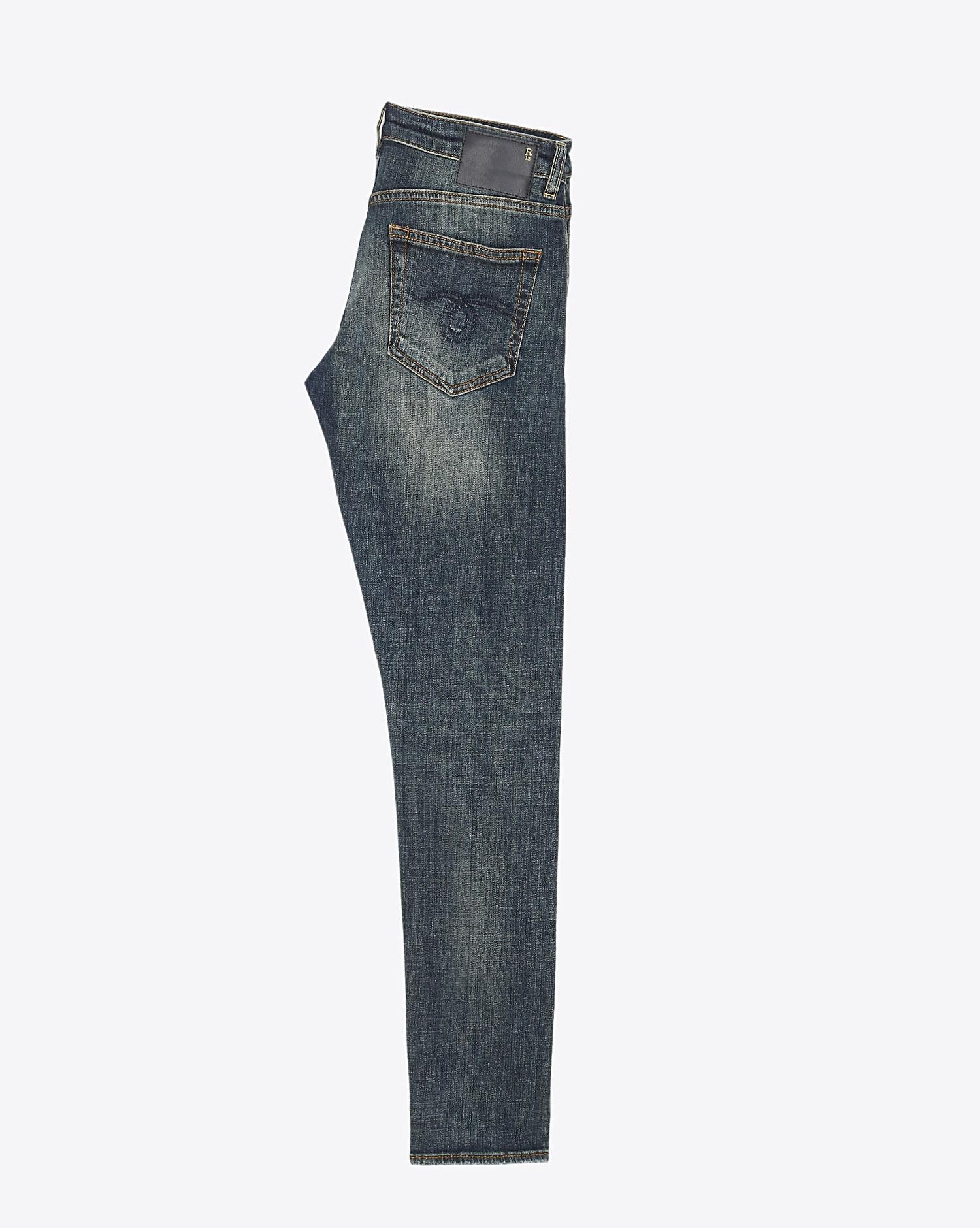 R13 Denim Permanent Boy Skinny - Vintage Dark 