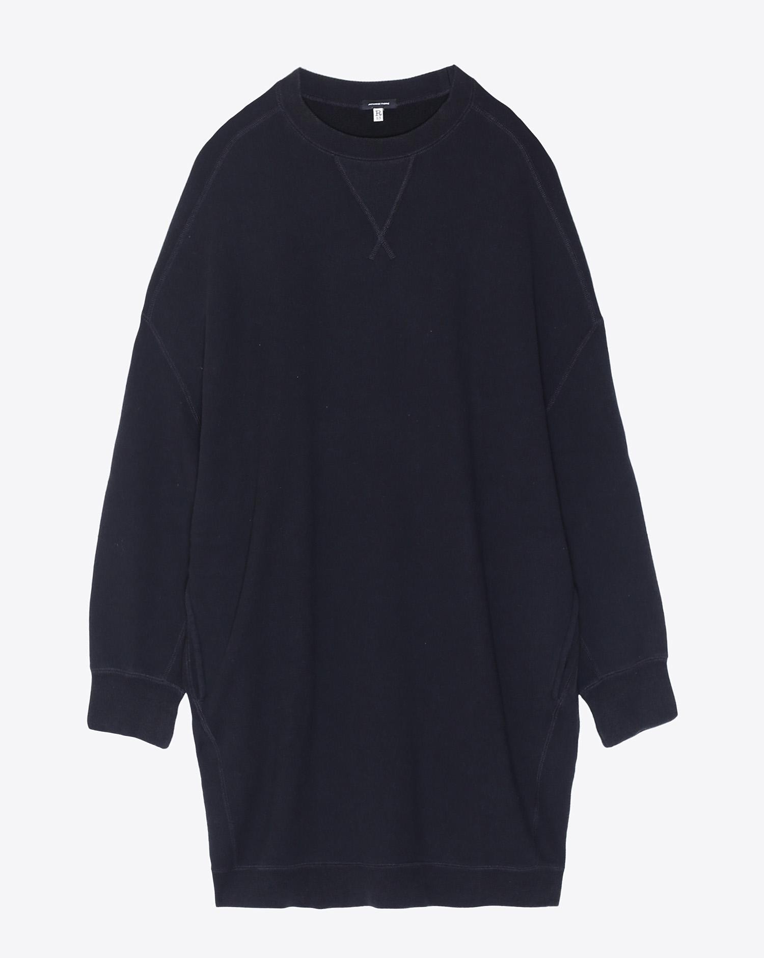 Image du produit R13 Grunge Sweatshirt Dress - Sand Washed Black