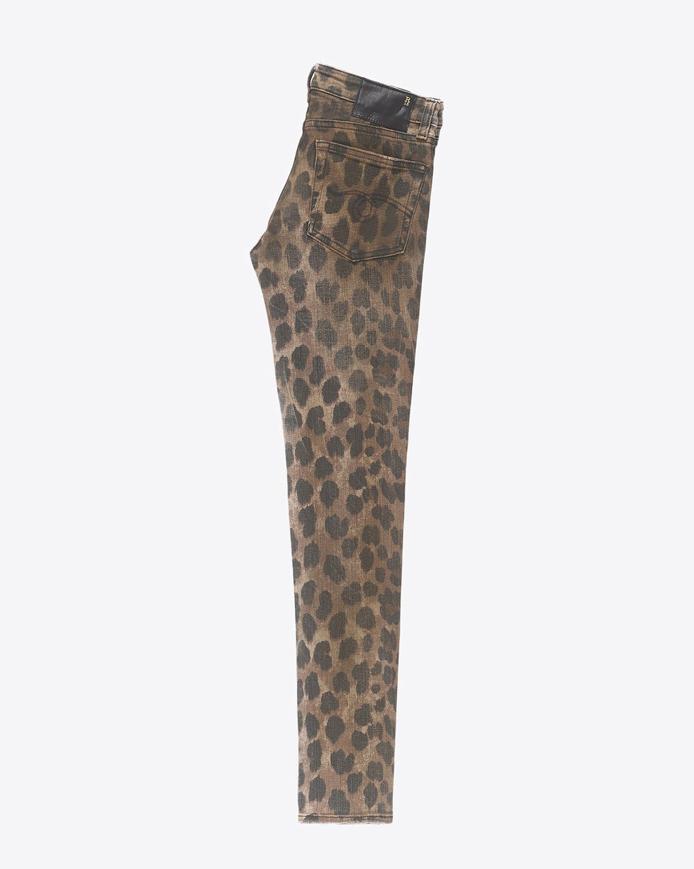 R13 Denim Permanent Kate Skinny-Leopard 