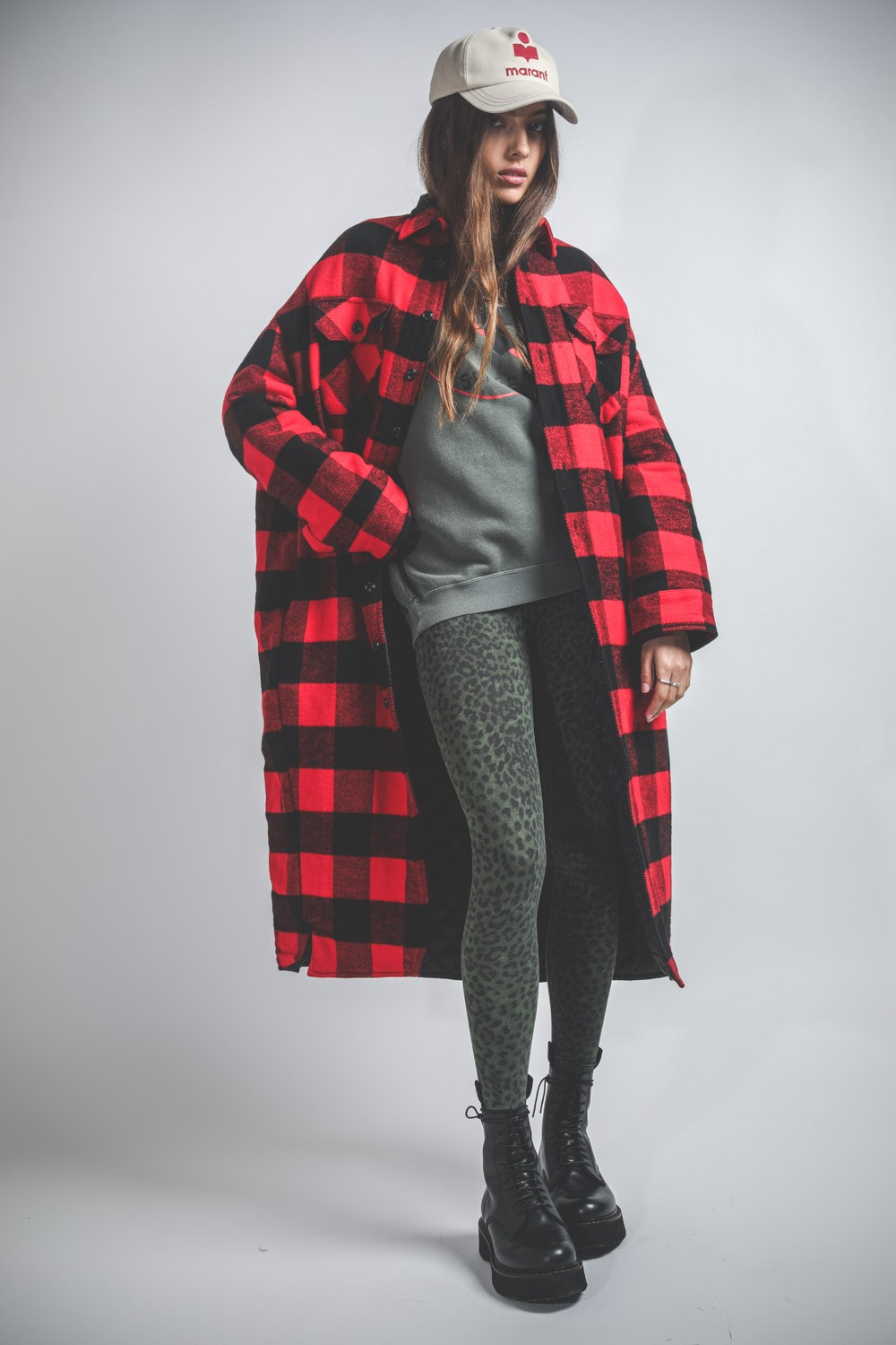 R13 long padded overshirt Clearance