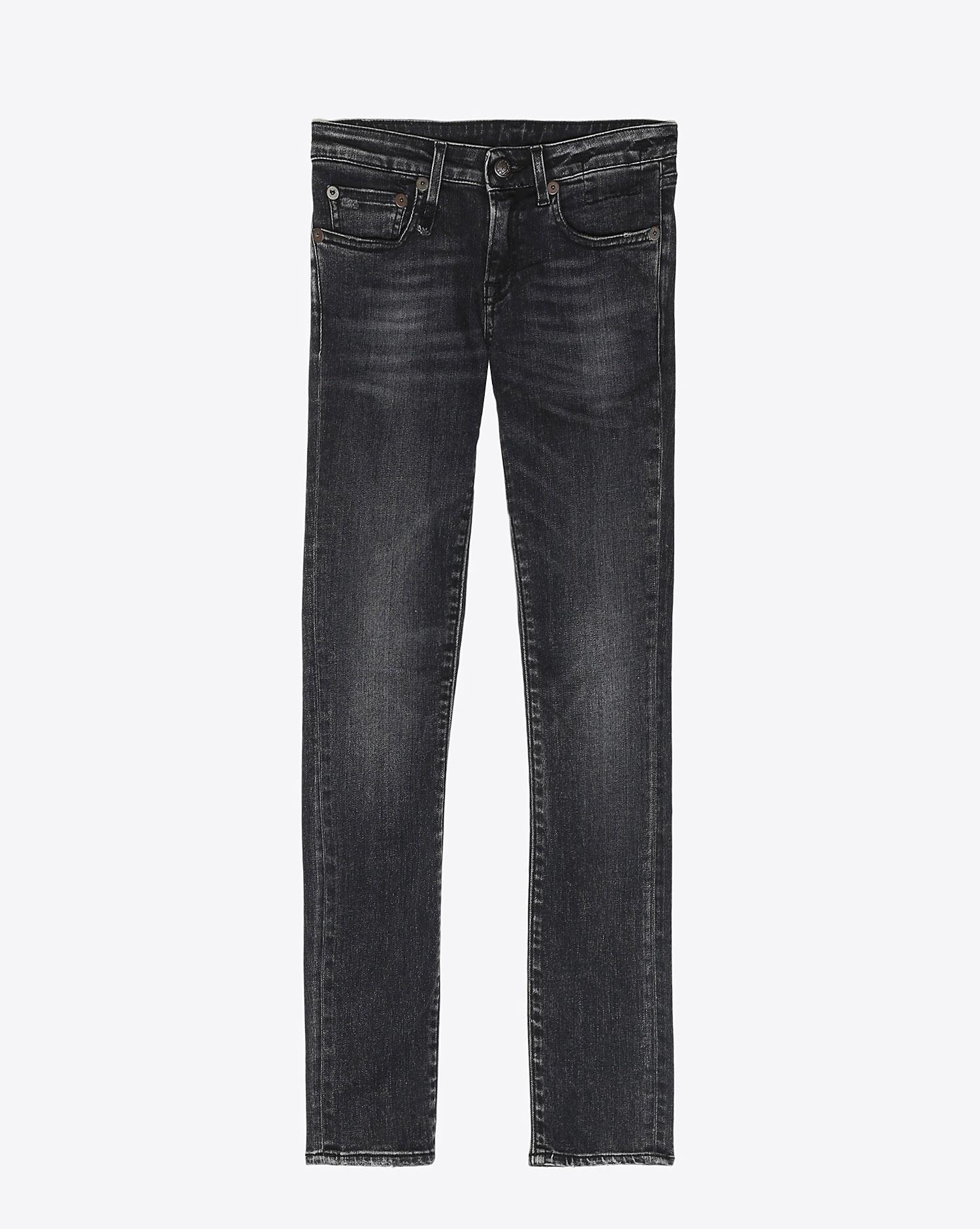 R13 Denim Pré-Collection Kate Skinny - Aiden Black   