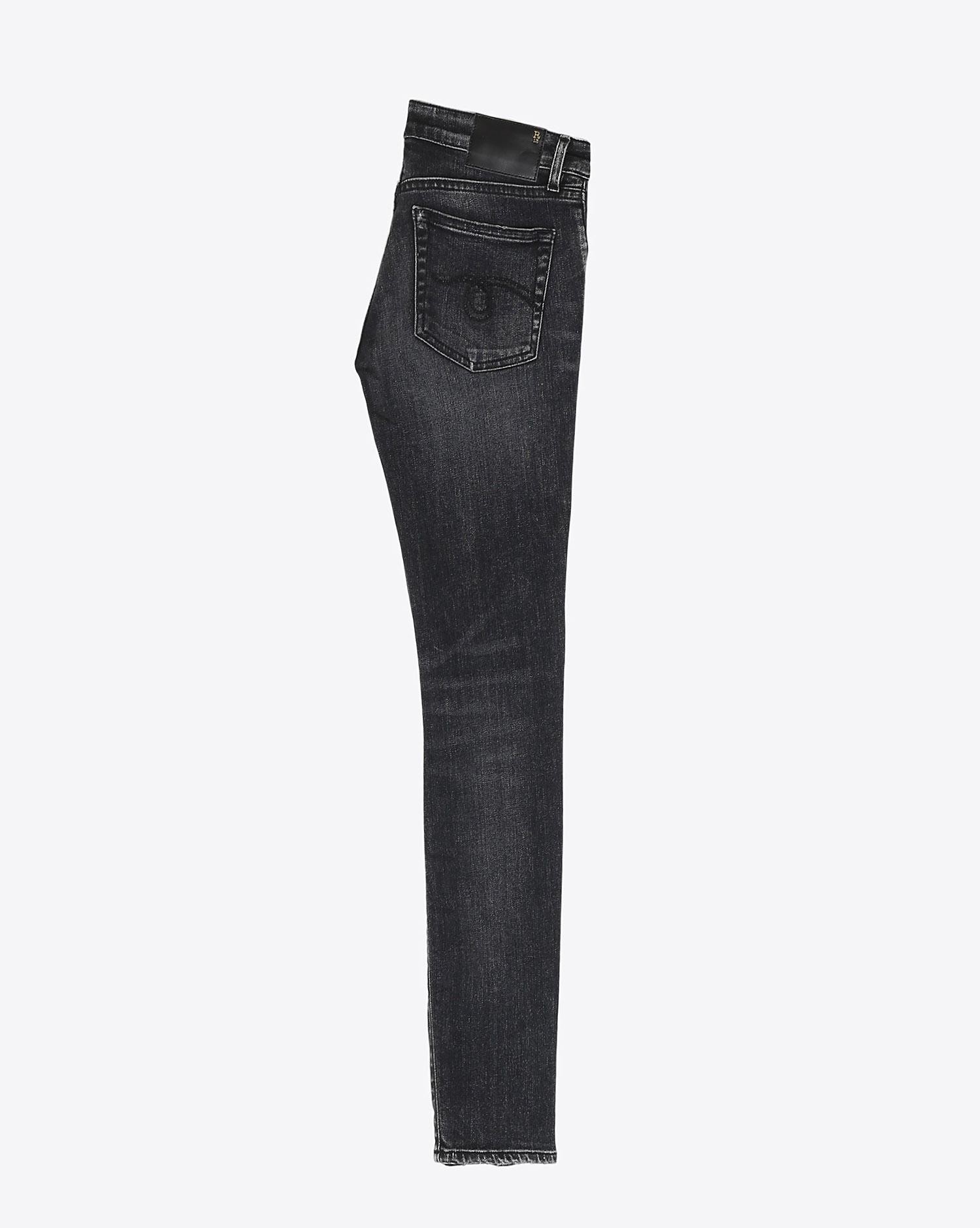 R13 Denim Pré-Collection Kate Skinny - Aiden Black   