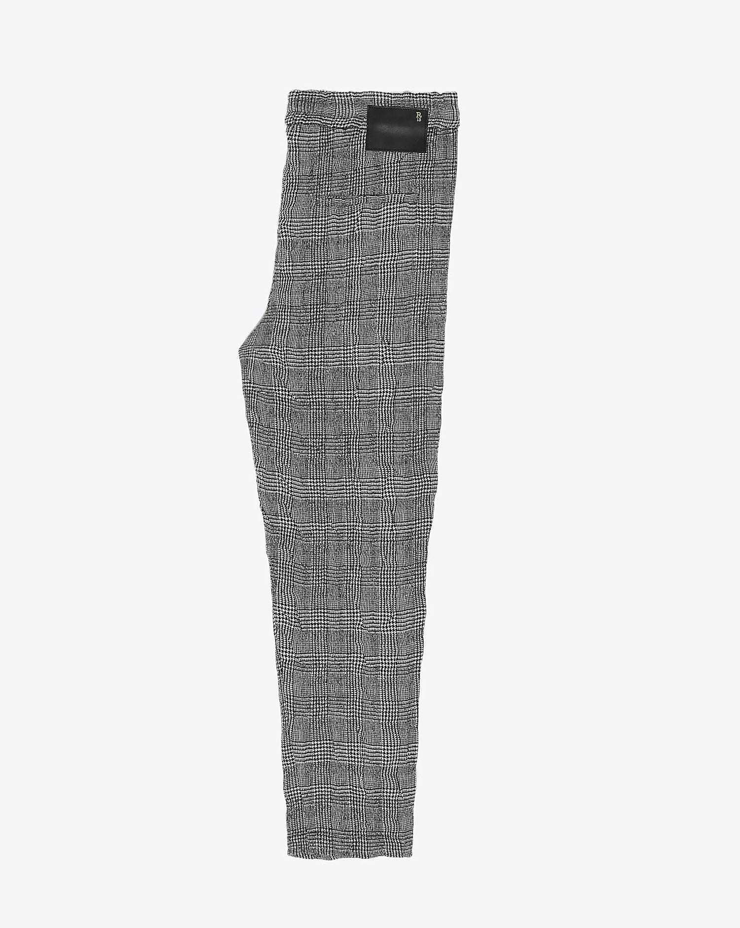 R13 Denim Pré-Collection P J Pant - Prince of Wales   