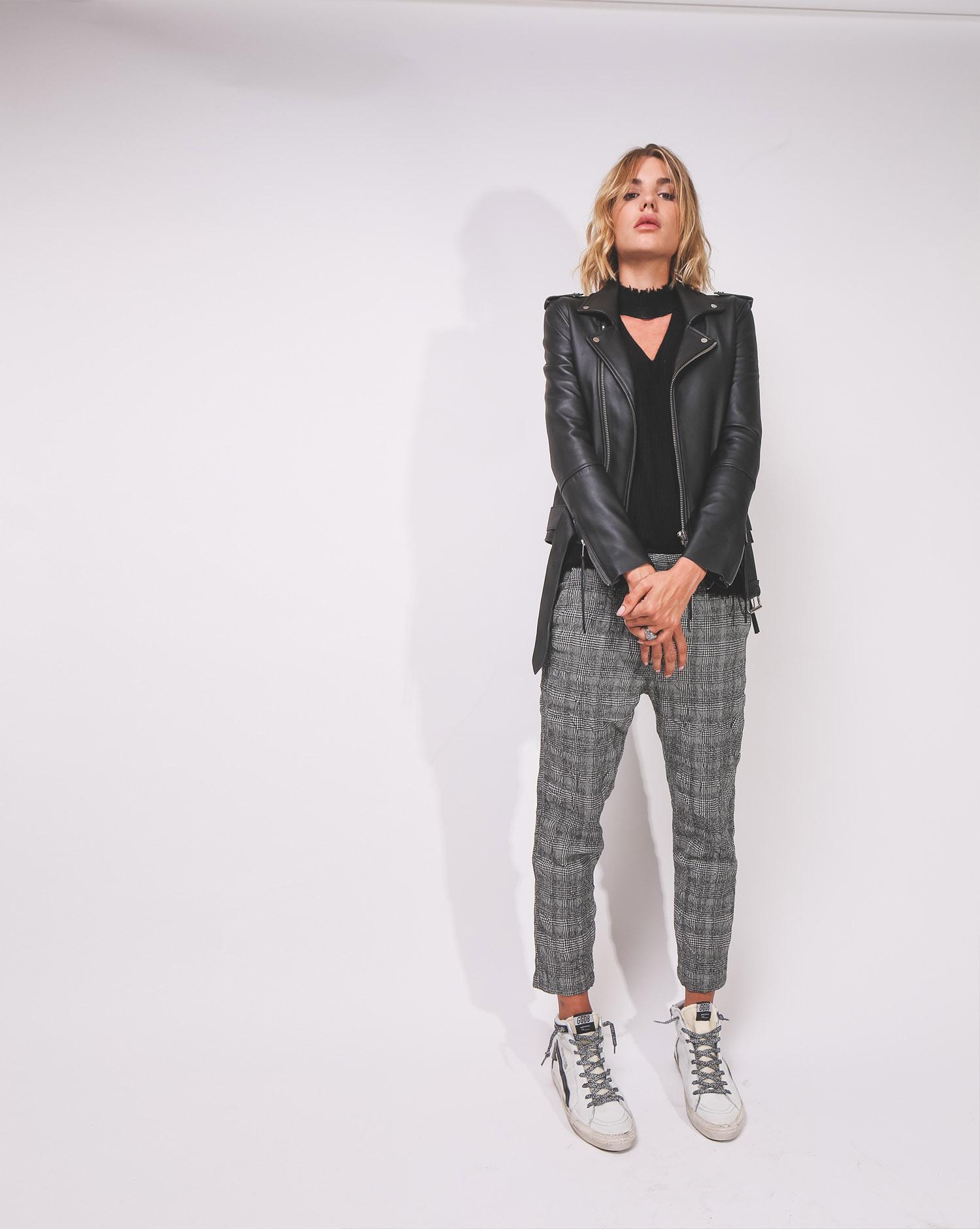 R13 Denim Pré-Collection P J Pant - Prince of Wales   