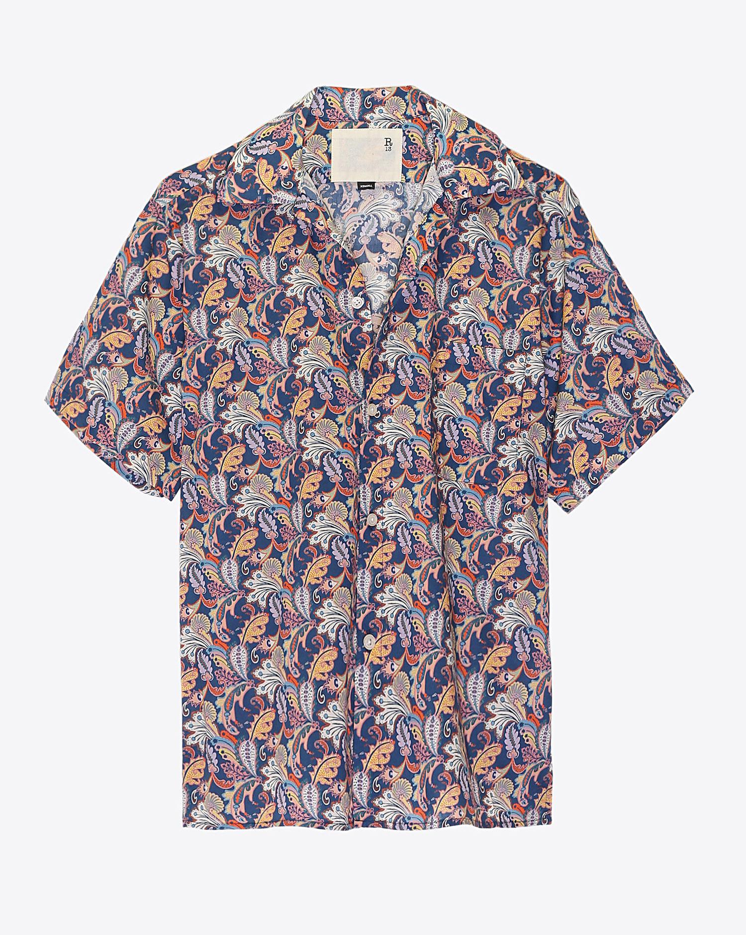 R13 Denim Pré-Collection Skater Shirt - Paisley  