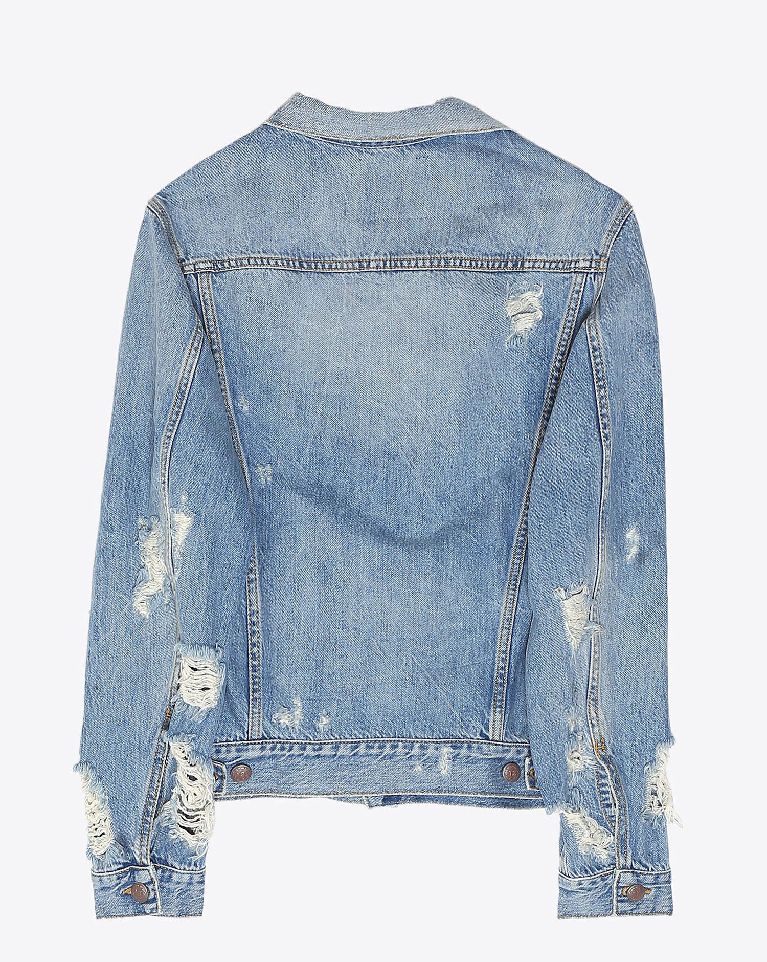 R13 Denim Pré-Collection Sky Trucker - Holly  