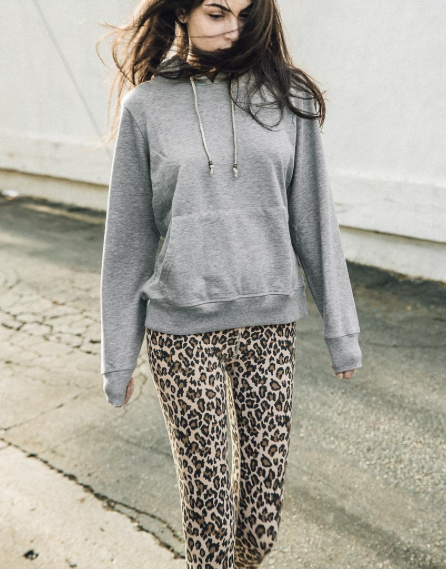 Ragdoll LA Oversized Pull On Hoodie - Grey Melange  