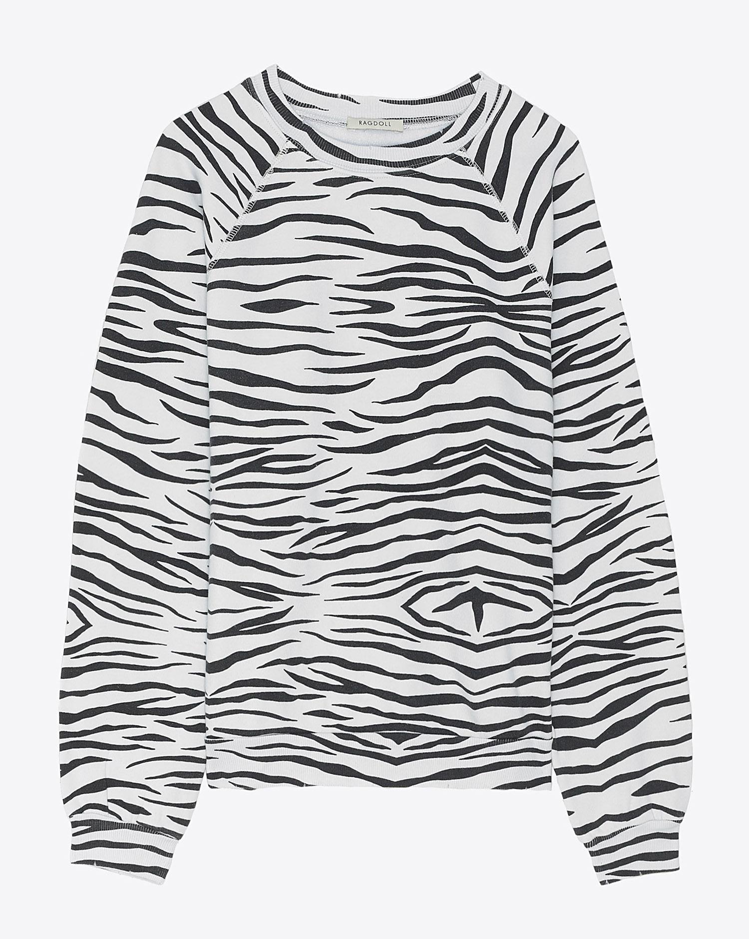 Ragdoll LA Oversized Sweatshirt Zebra   