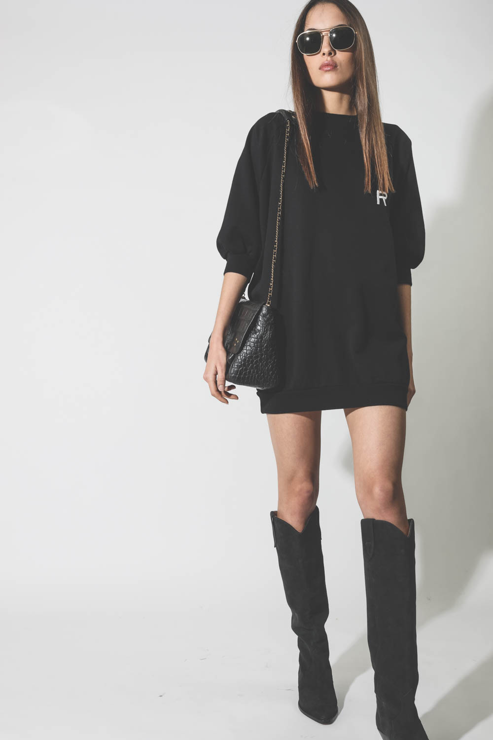 Ragdoll LA Super Oversized Sweatshirt Black pour Femme