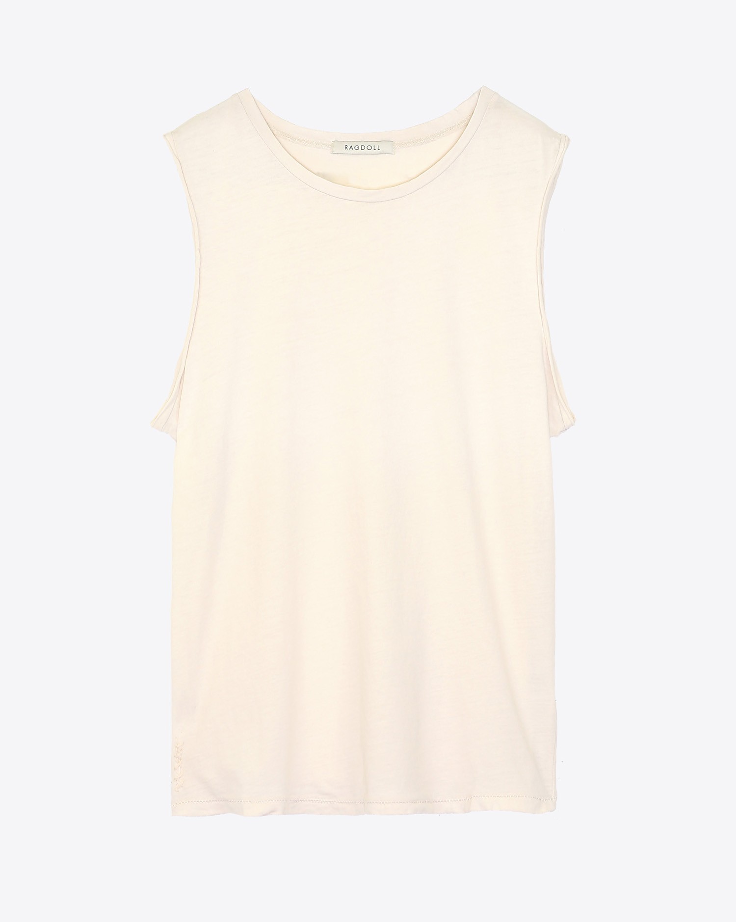 Image du produit Ragdoll LA Vintage Muscle Tank - Bone White  