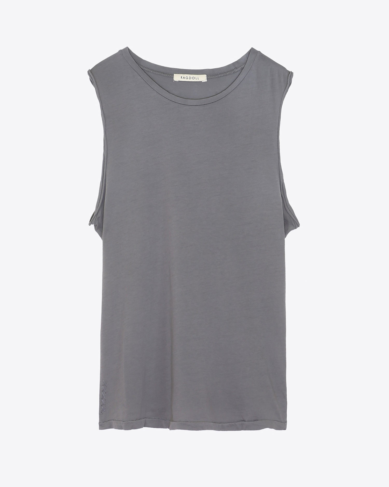 Image du produit Ragdoll LA Vintage Muscle Tank - Faded Grey  