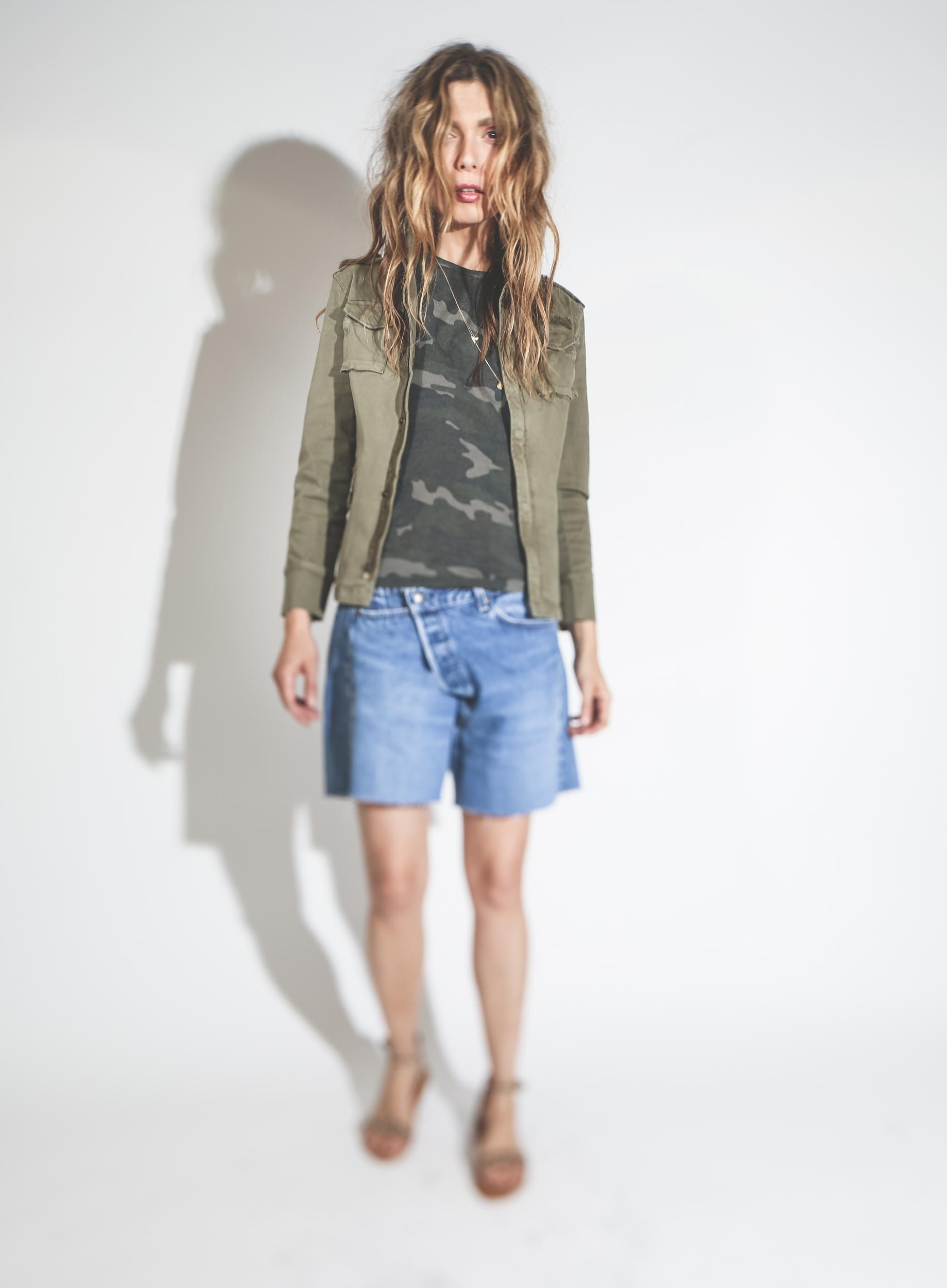 Ragdoll LA Vintage Muscle Tank Camo Army  