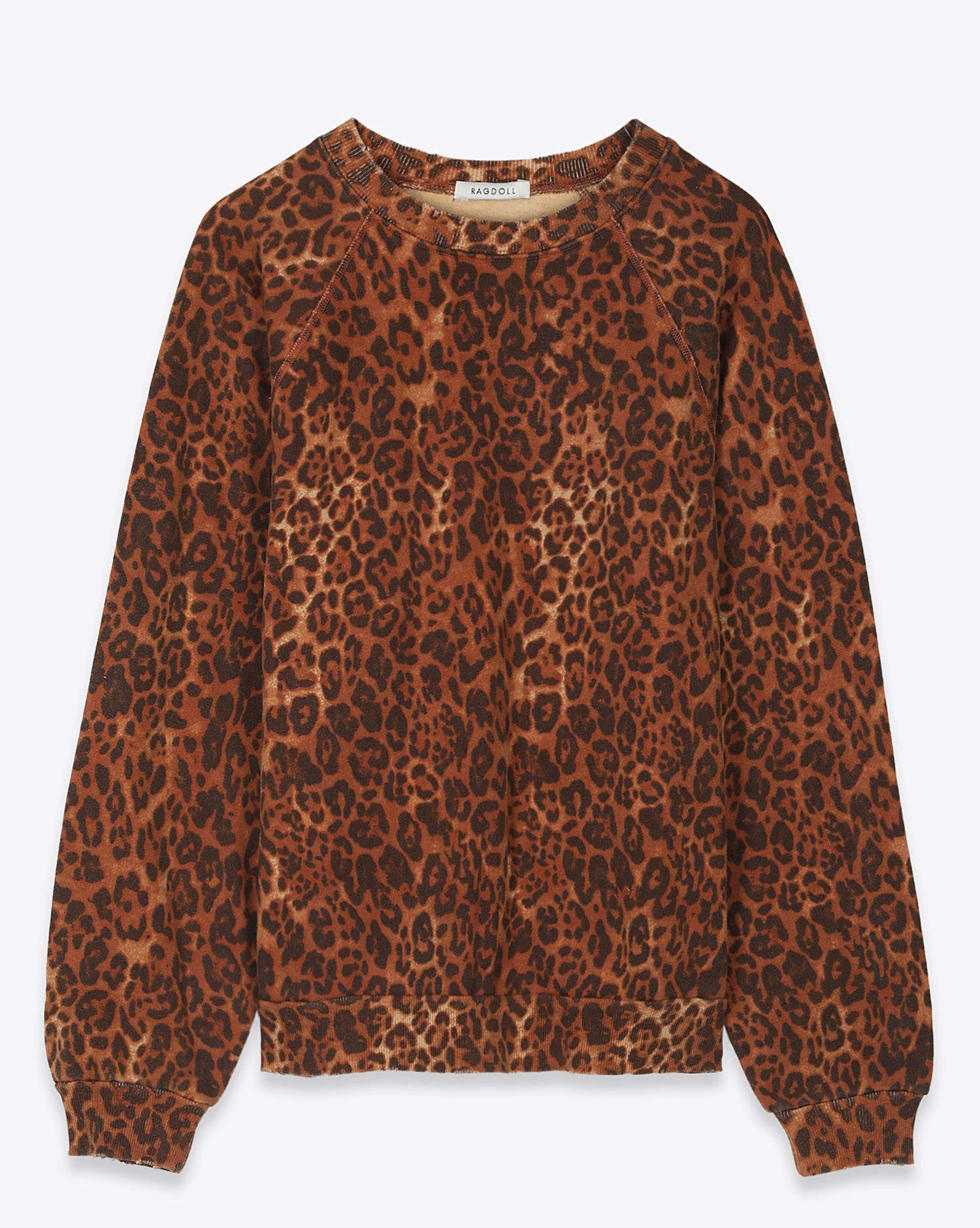 Ragdoll LA Vintage Sweatshirt Bronze Leopard