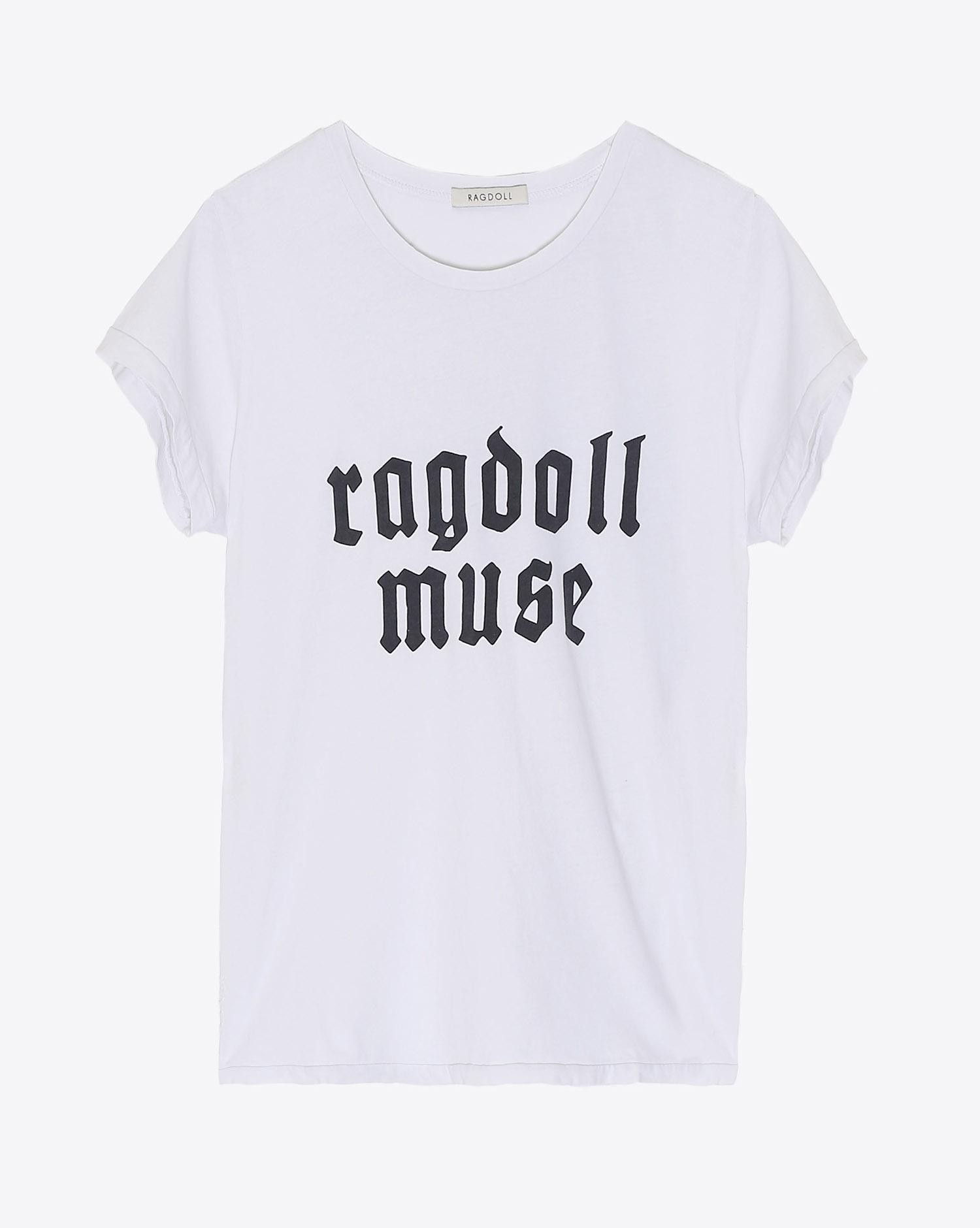 Ragdoll LA Vintage Tee - Ragdoll Muse Optic White 