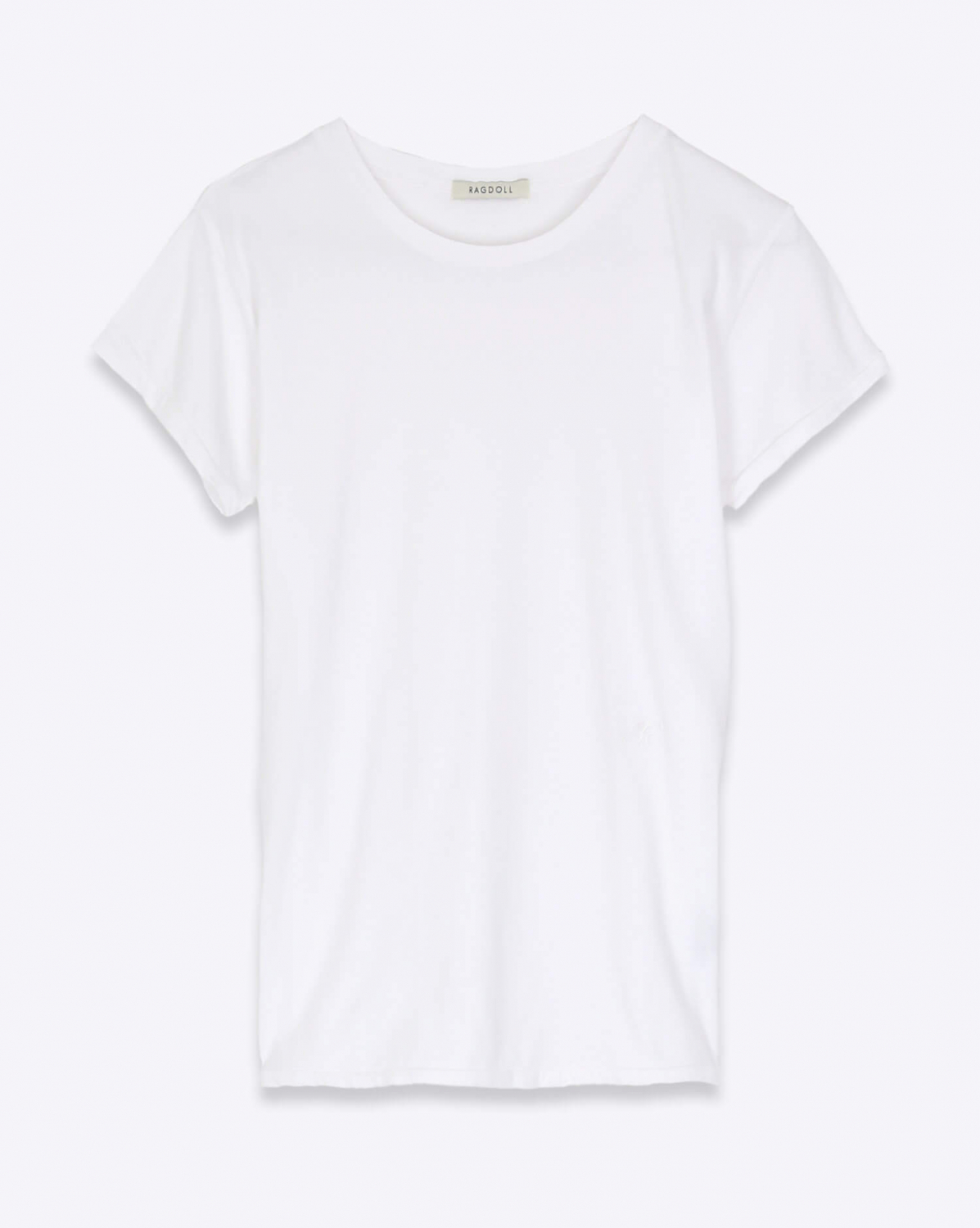 Ragdoll LA Vintage Tee With R Embroidery - Optic White