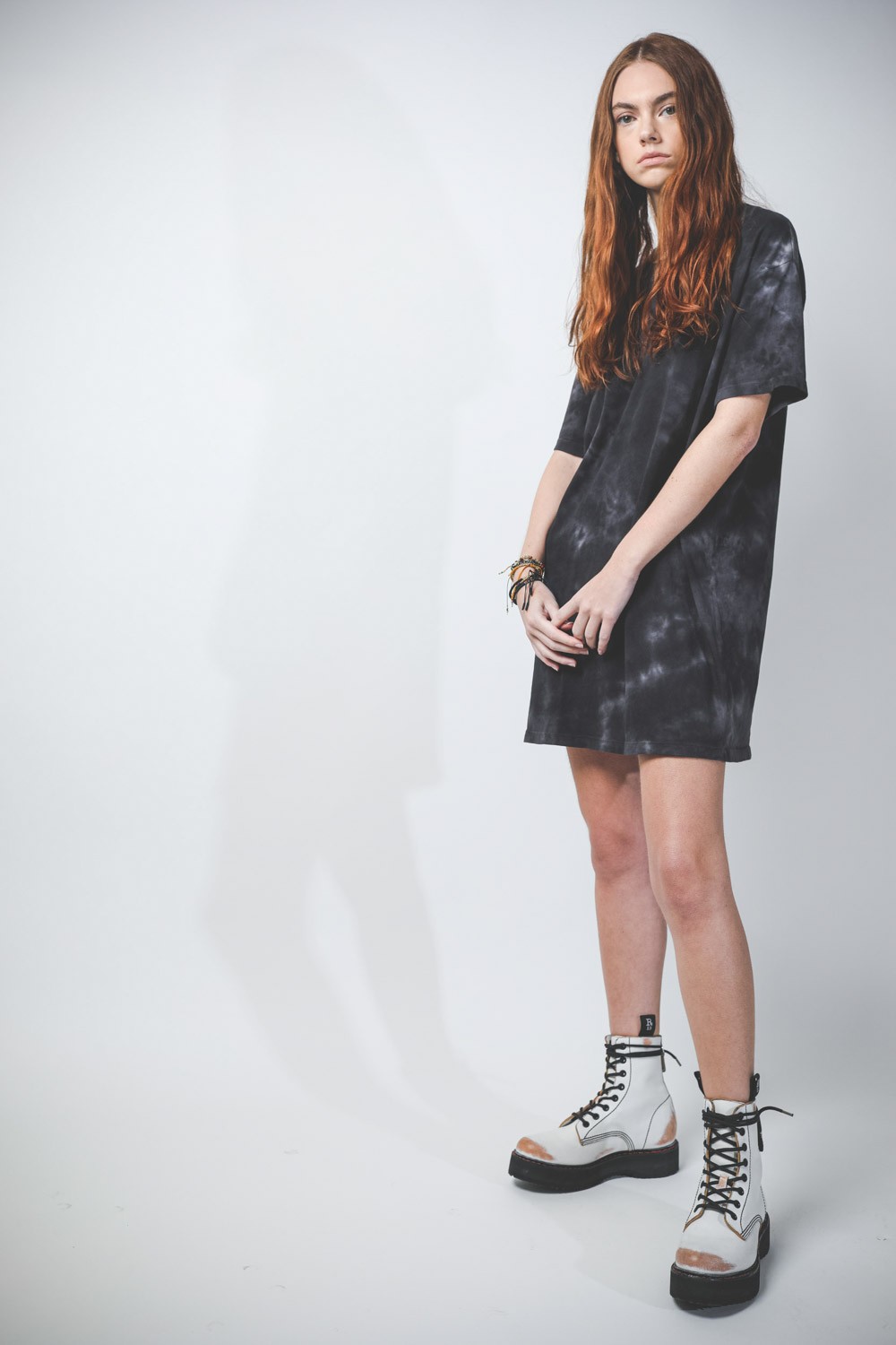 Image du produit Raquel Allegra T-Shirt Dress - Black Camo TD   - 3