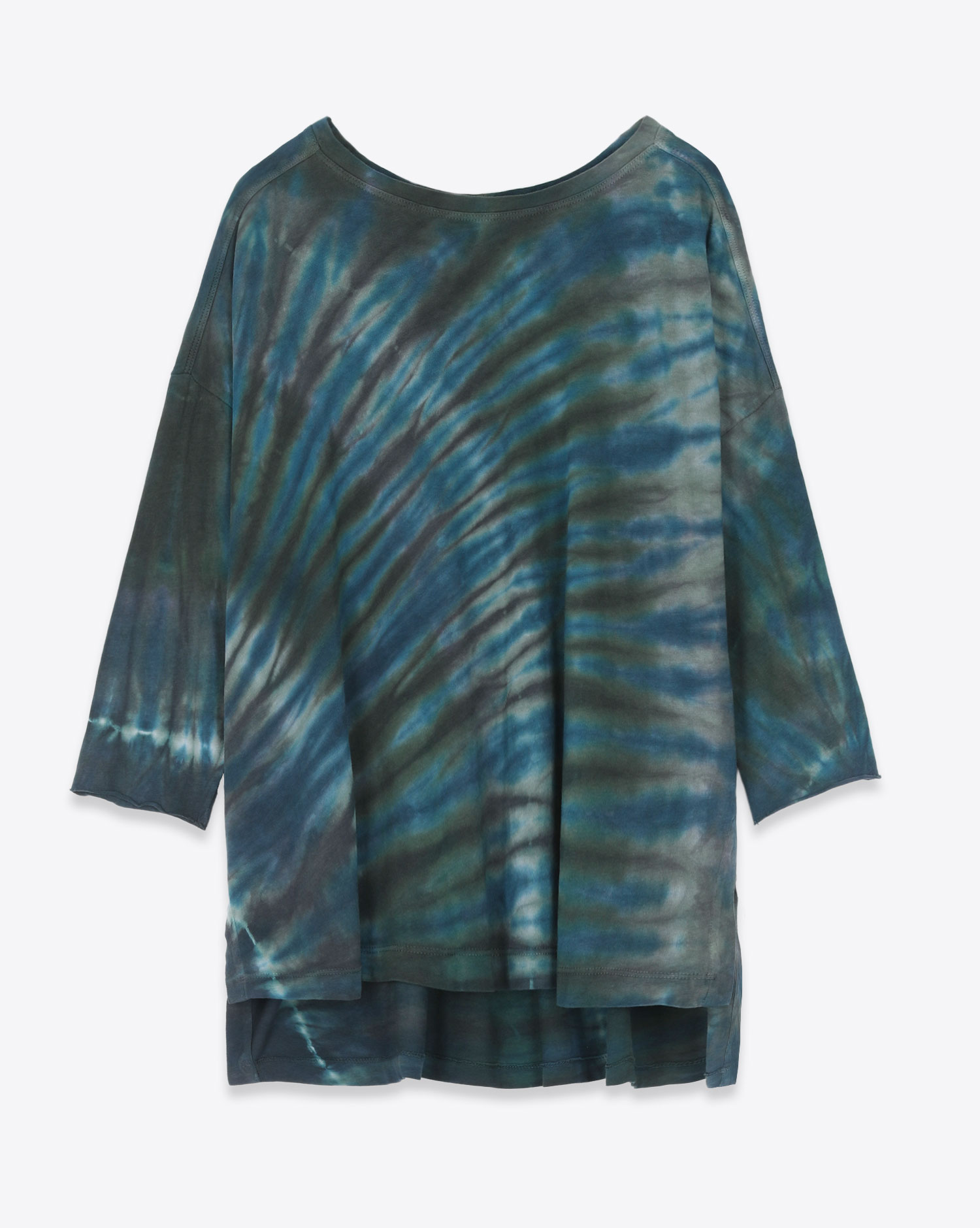 Image du produit Raquel Allegra Pré-Collection Cocoon Shirt - Moss Aqua TD  