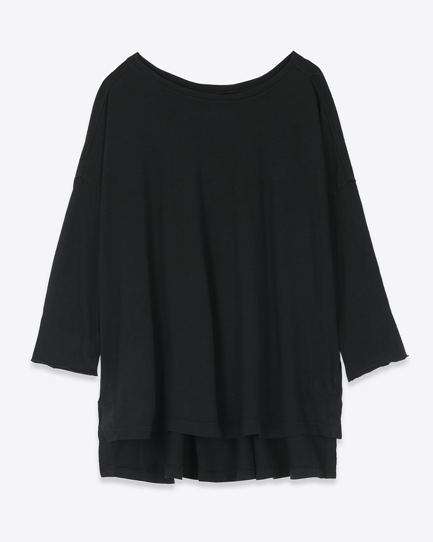 Image du produit Raquel Allegra Pré-Collection Cocoon Tshirt - Black  