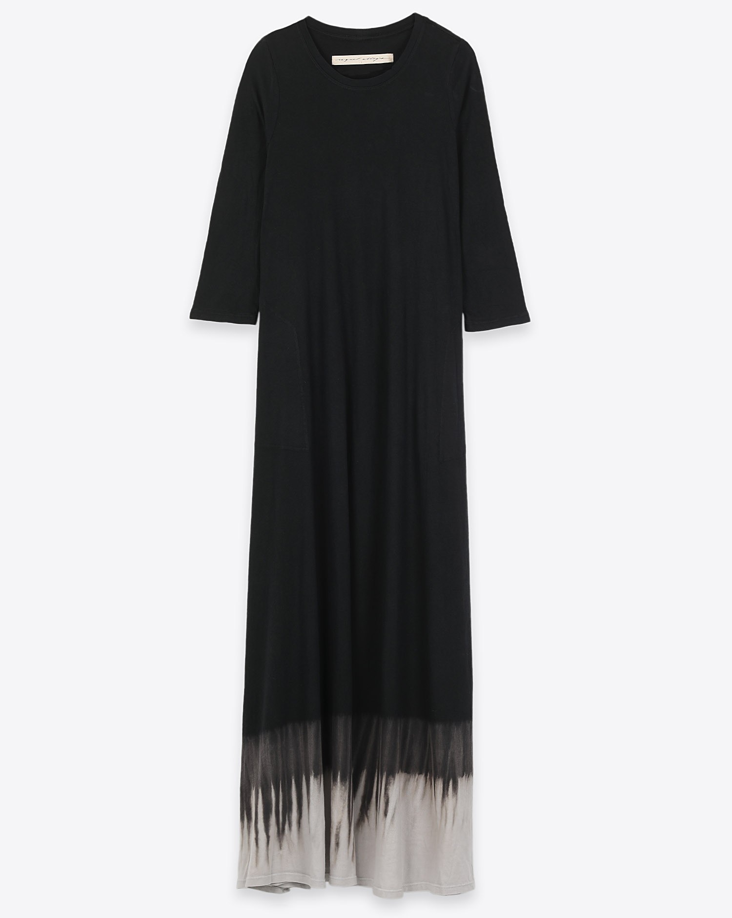 Image du produit Raquel Allegra Drama Maxi Dress - Black Horizon TD  