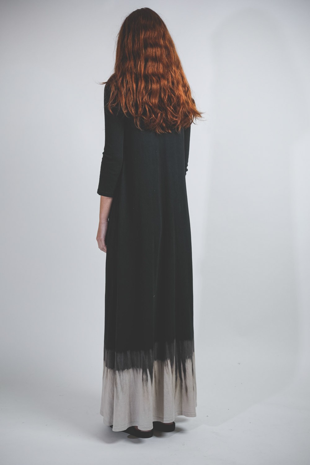 Image du produit Raquel Allegra Drama Maxi Dress - Black Horizon TD   - 3