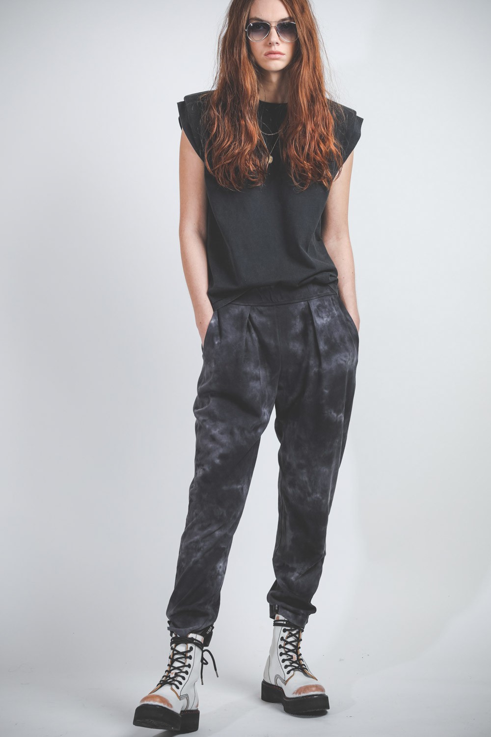 Image du produit Raquel Allegra Easy Pant - Black Camo TD   - 2