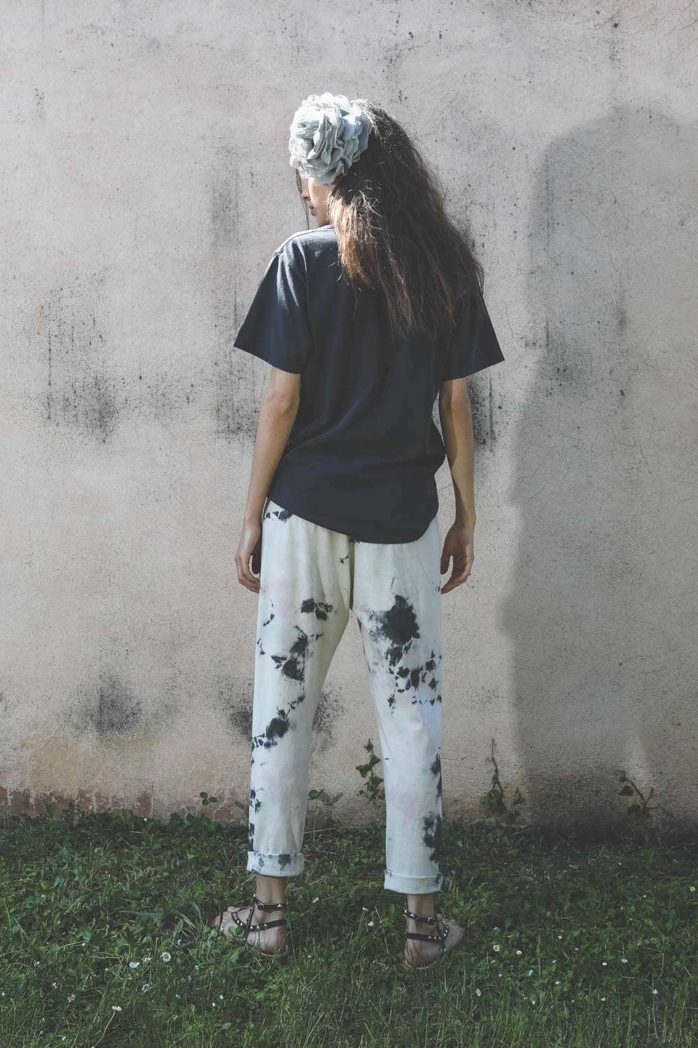 Raquel Allegra Easy Pant - Pastel Black 