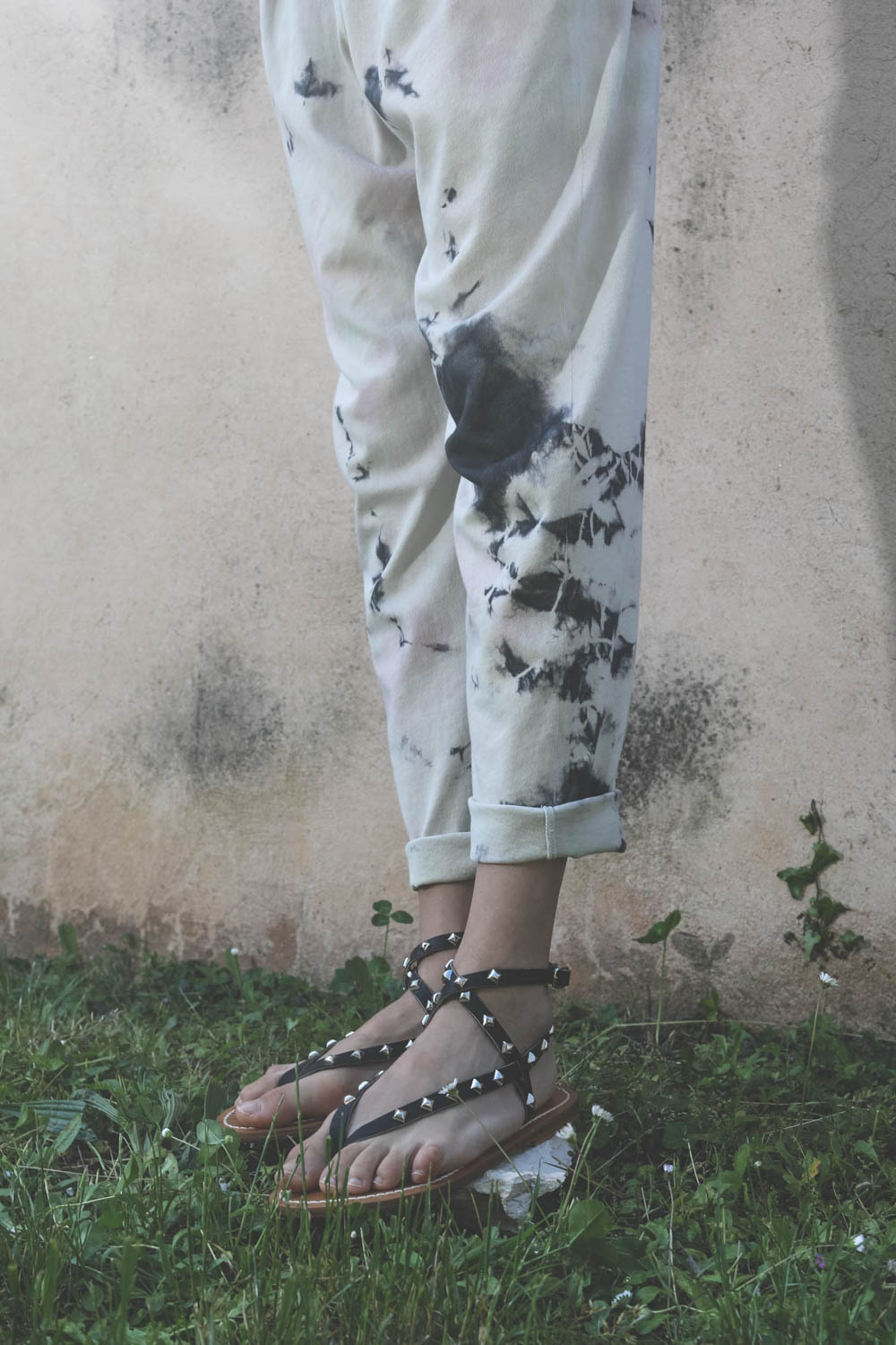 Raquel Allegra Easy Pant - Pastel Black 