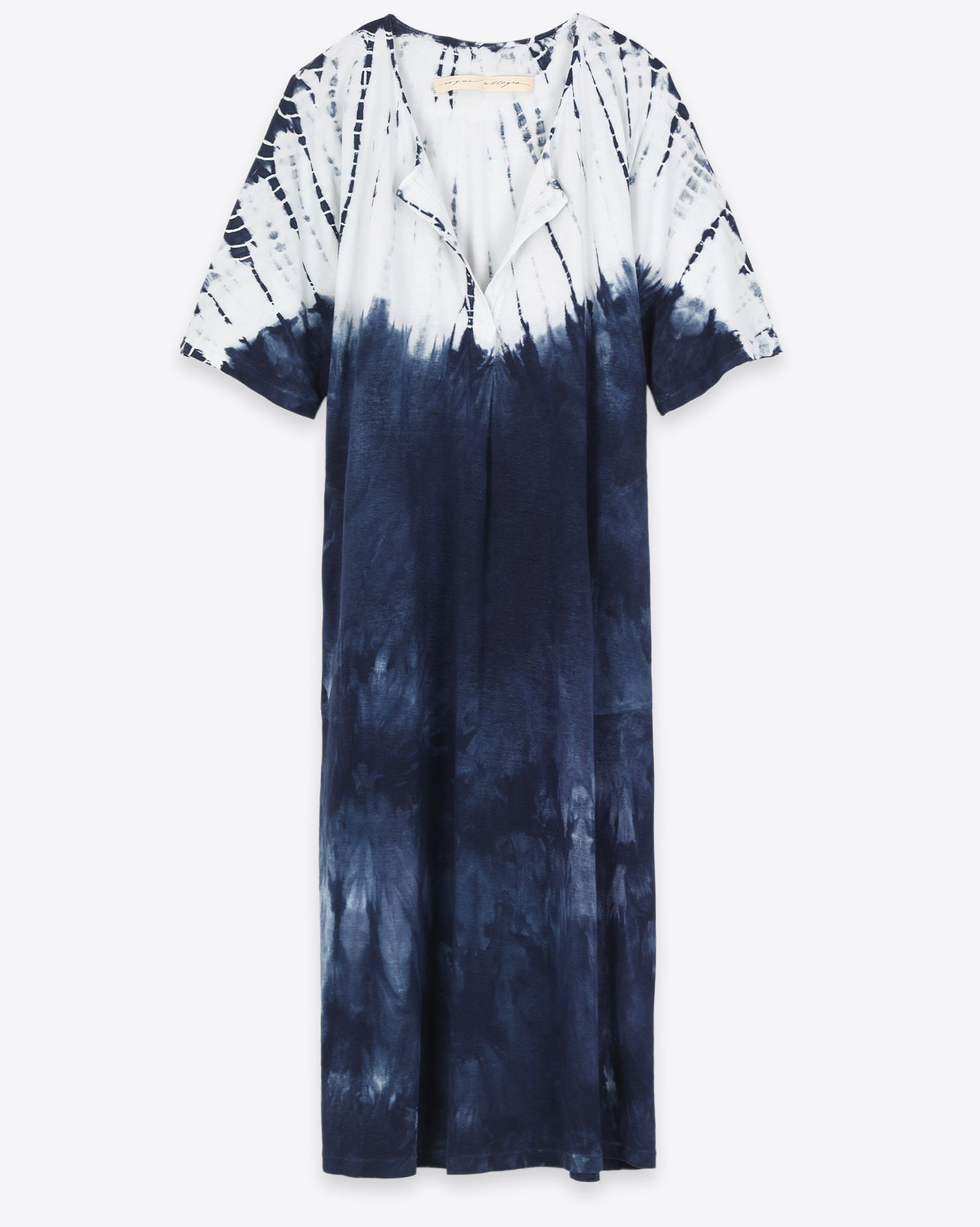 Image du produit Raquel Allegra Henley Dress TD - Indigo White TD  