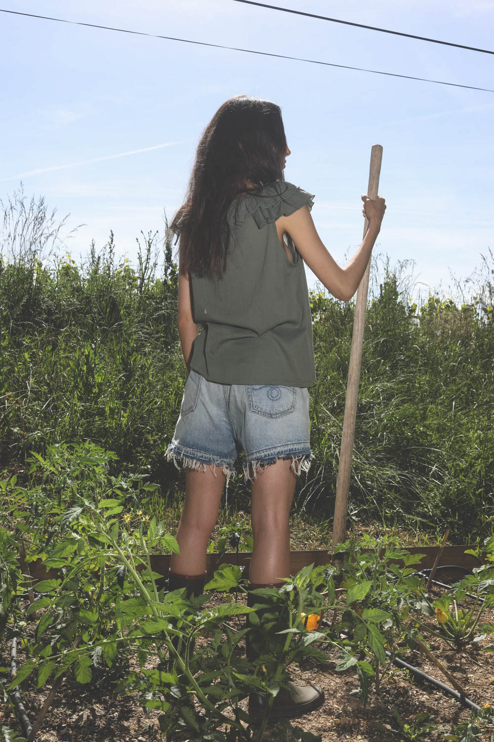 Image du produit Raquel Allegra Magnolia Blouse - Sage  - 4