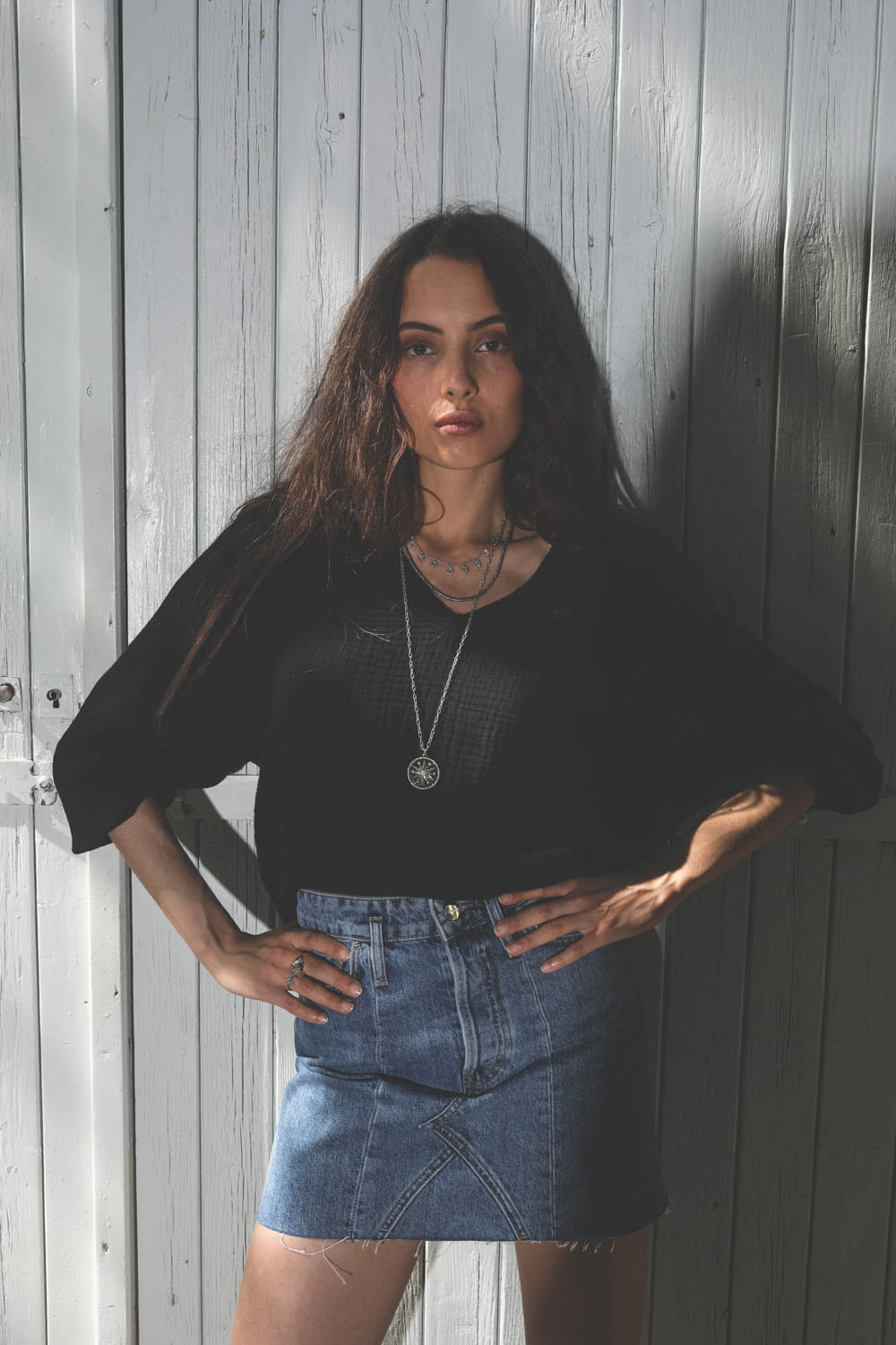 Image du produit Raquel Allegra Phoenix Blouse - Black  - 3