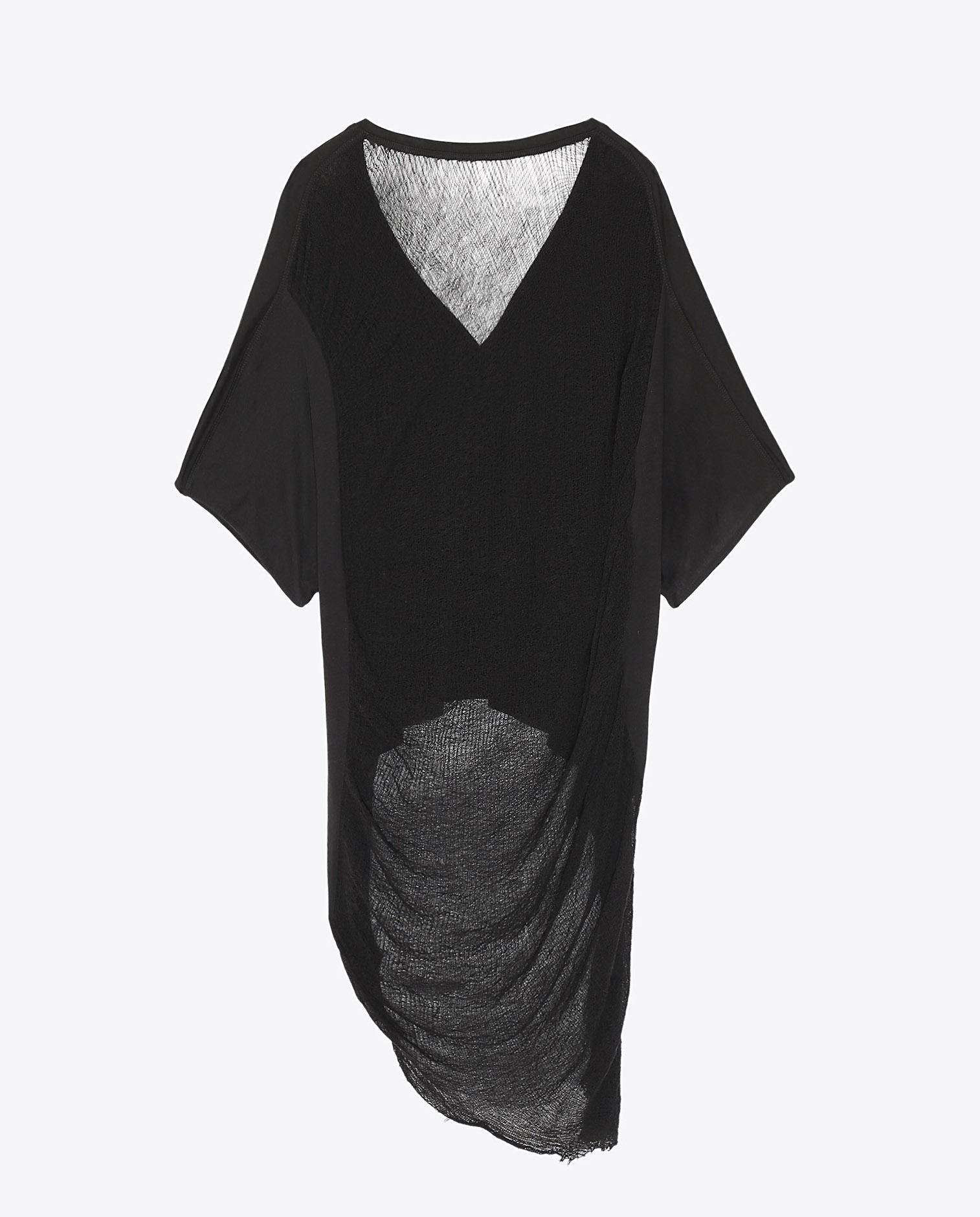 Raquel Allegra Pré-Collection Cocoon V Neck - Black  