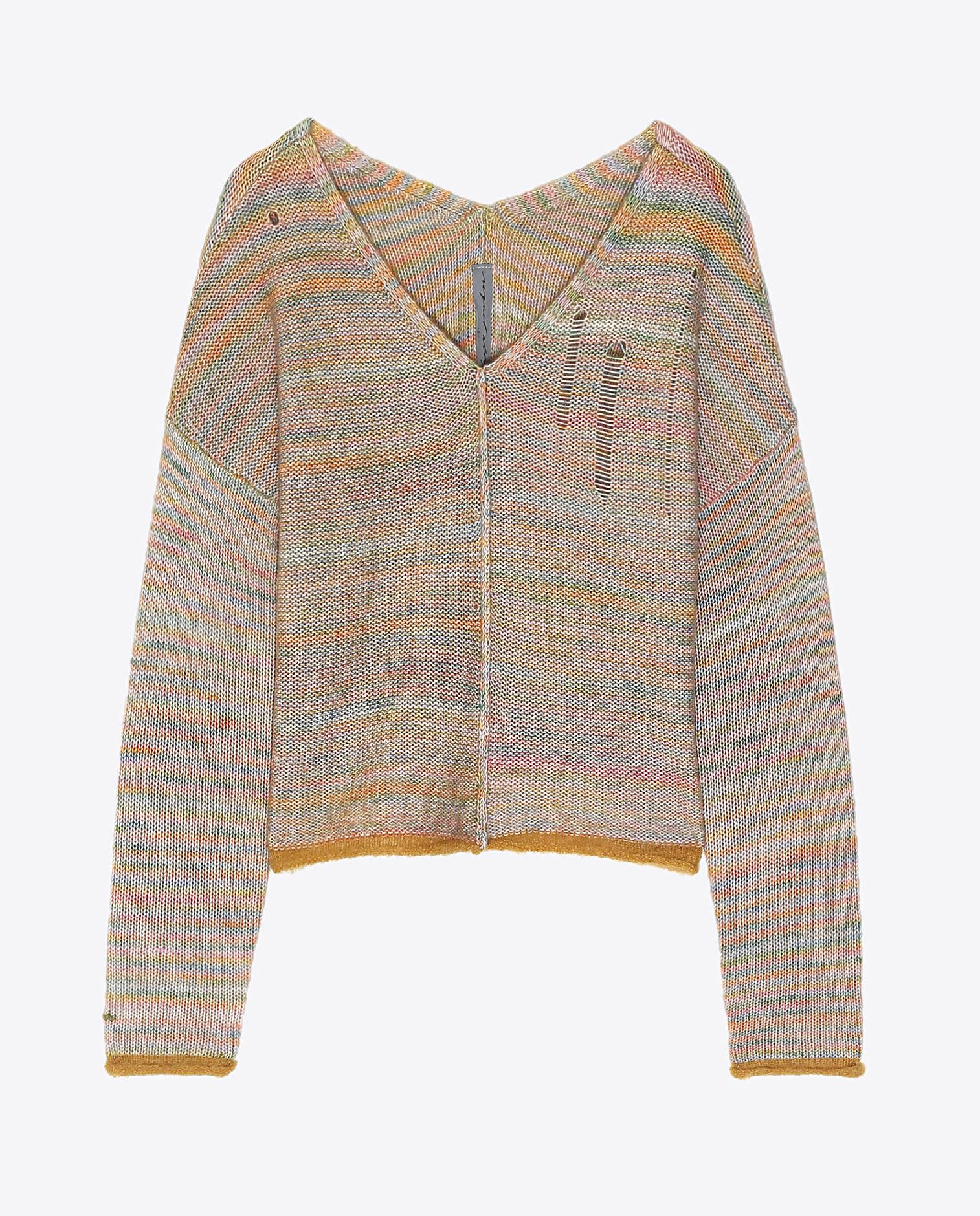 Raquel Allegra Pré-Collection Square V - Neck - Meadow   