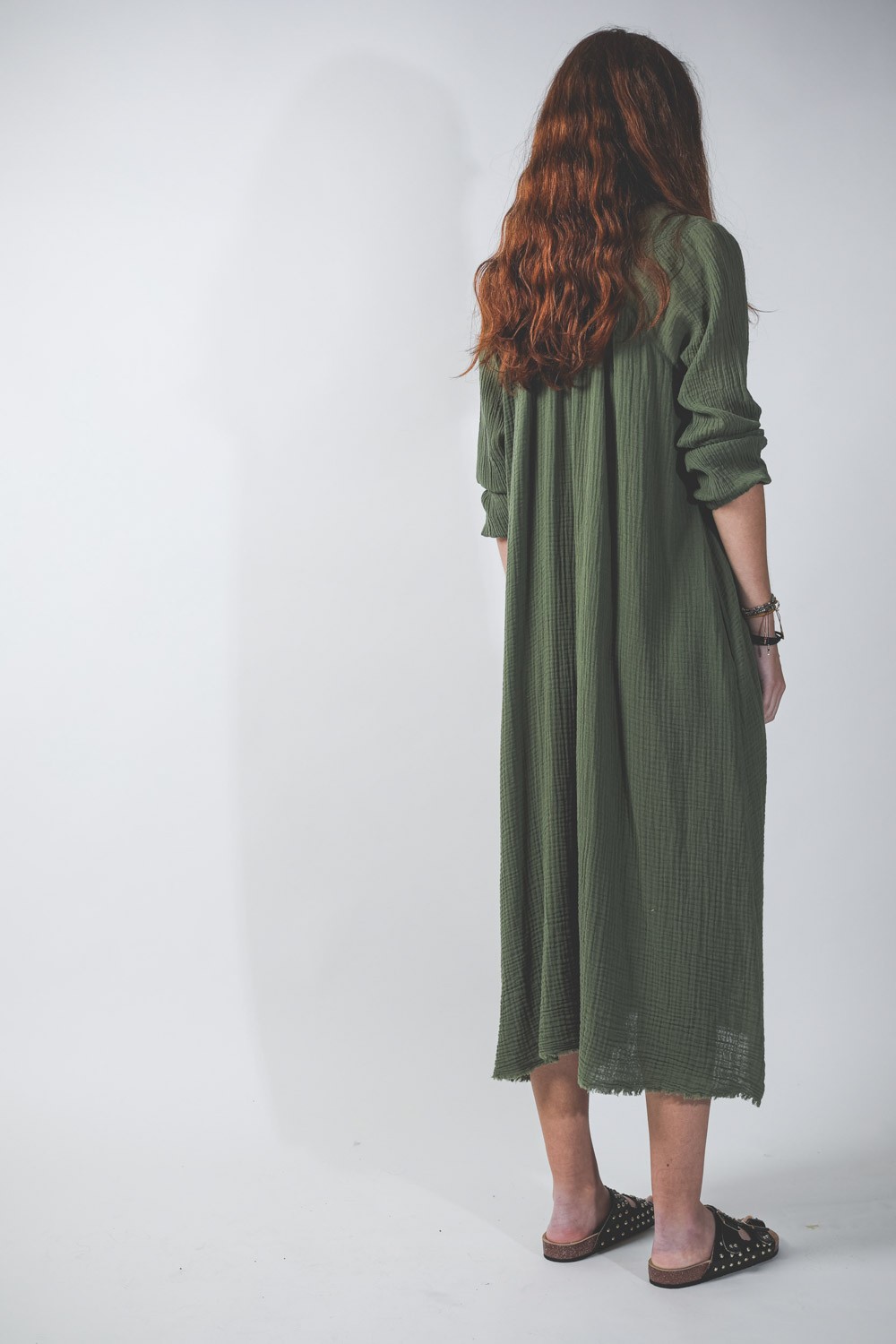 Image du produit Raquel Allegra Serenity Dress - Army   - 3