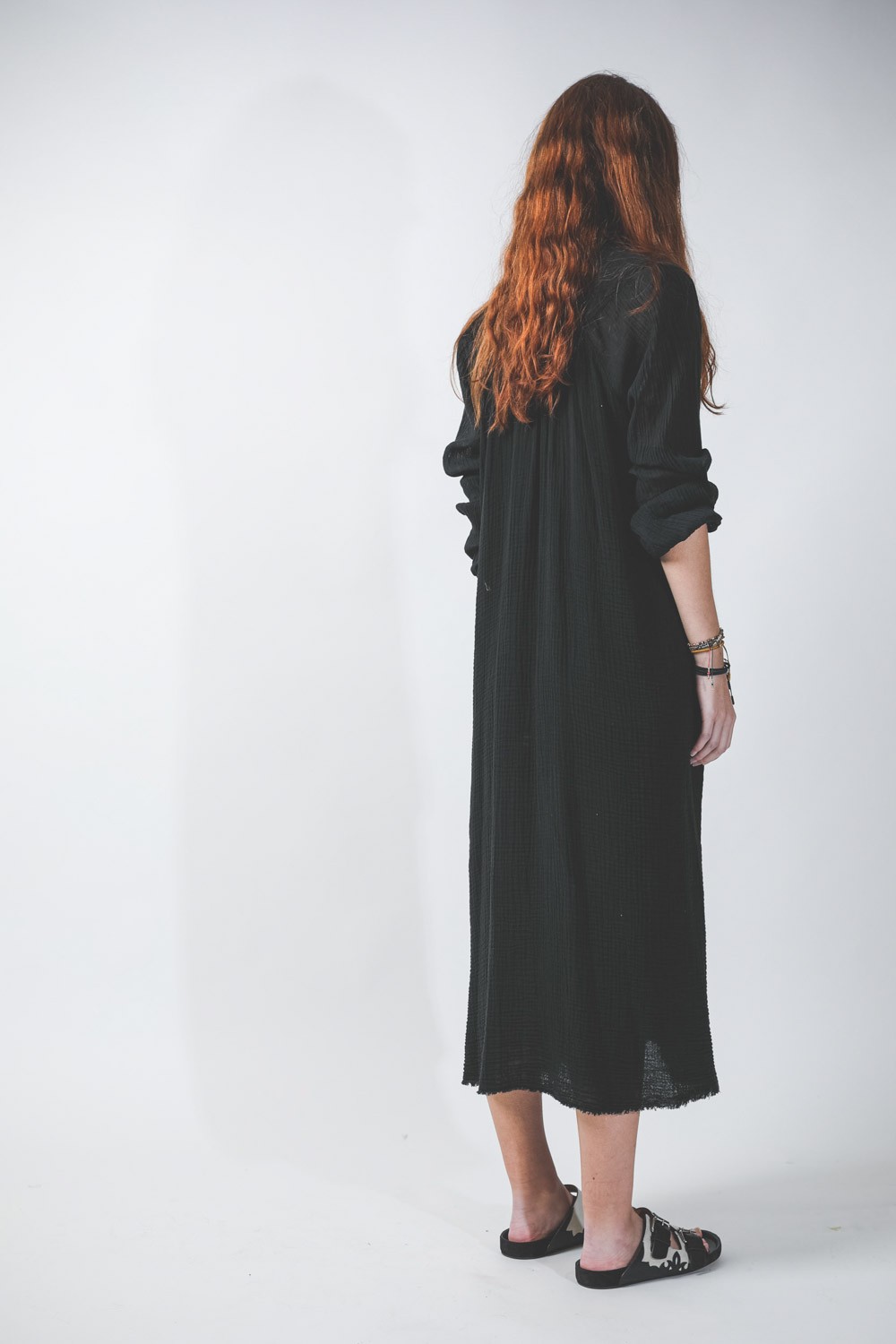 Image du produit Raquel Allegra Serenity Dress - Black   - 3
