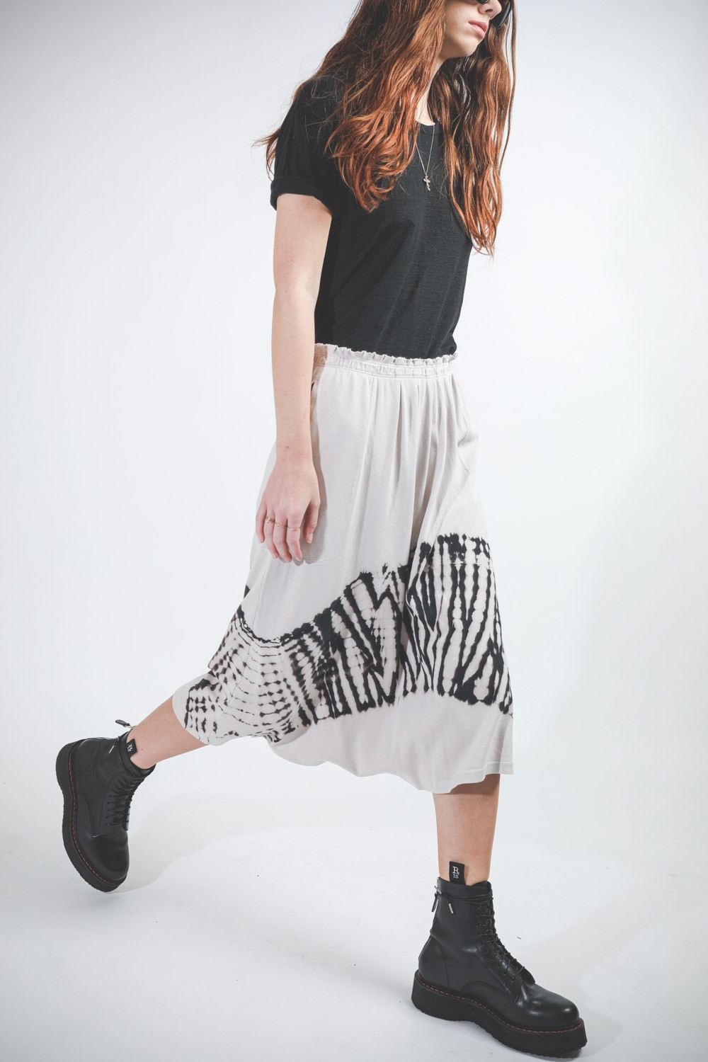 Image du produit Raquel Allegra Skirt TD - Black White TD   - 3