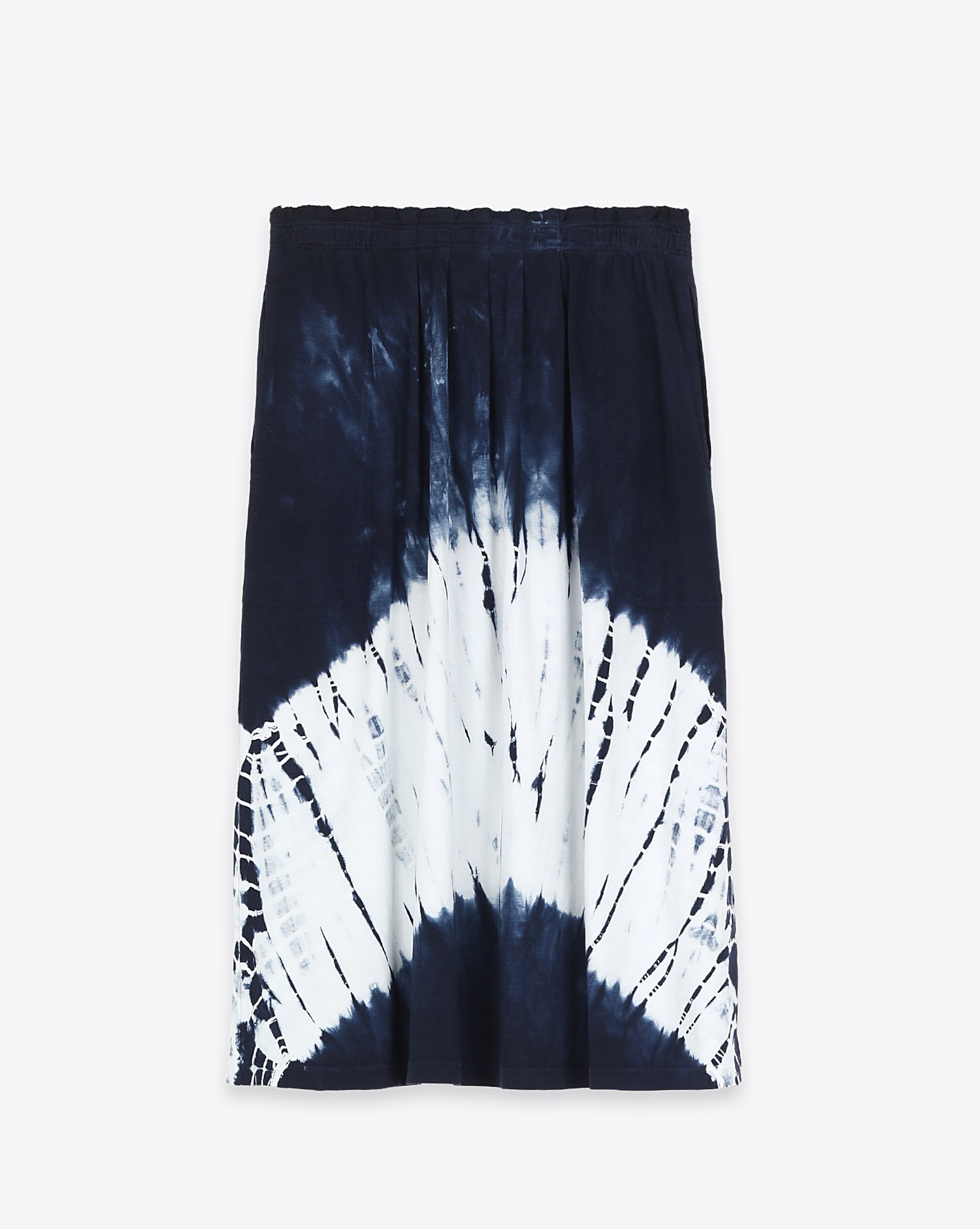 Indigo tie dye skirt deals