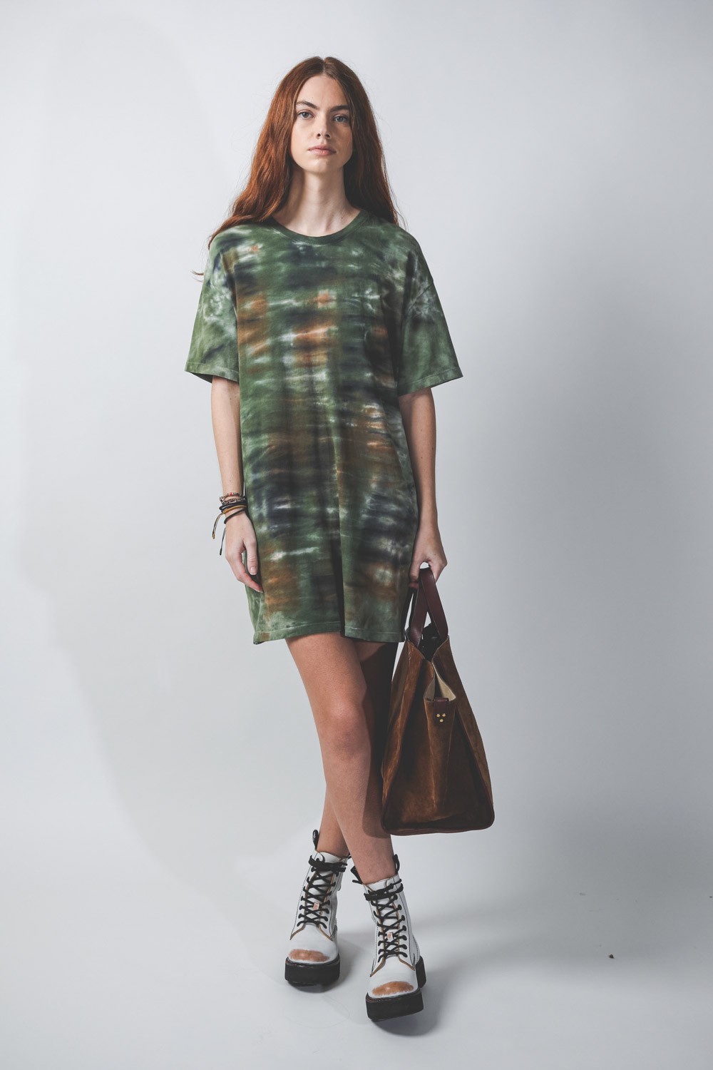 Image du produit Raquel Allegra T-Shirt Dress - Army Camo TD   - 4