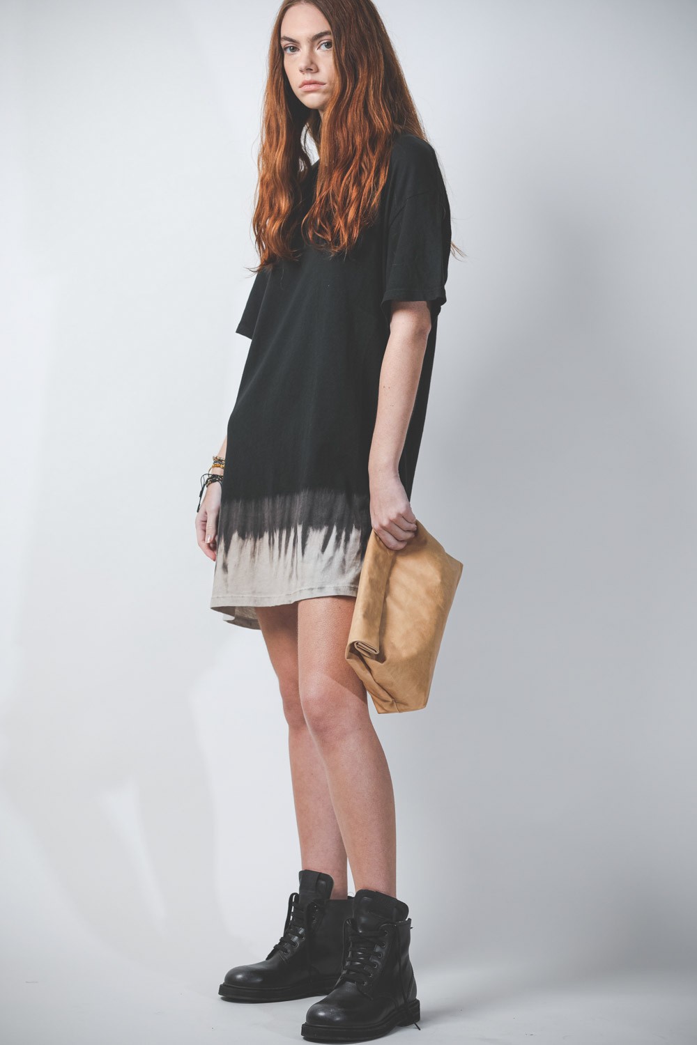 Image du produit Raquel Allegra T-Shirt Dress - Black Horizon TD  - 2