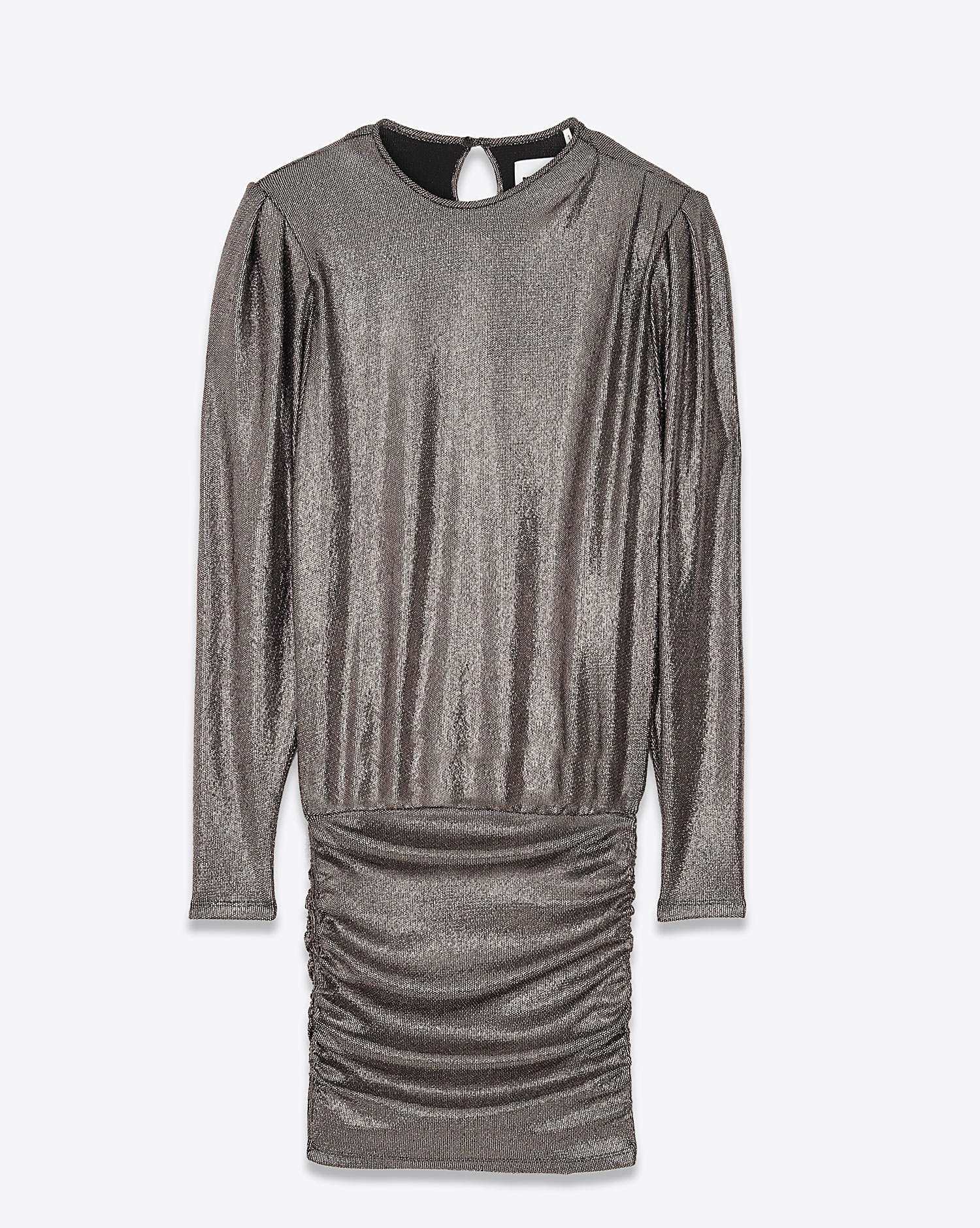Produit Robe courte Britany Isabel Marant Etoile métallique noir silver. 
