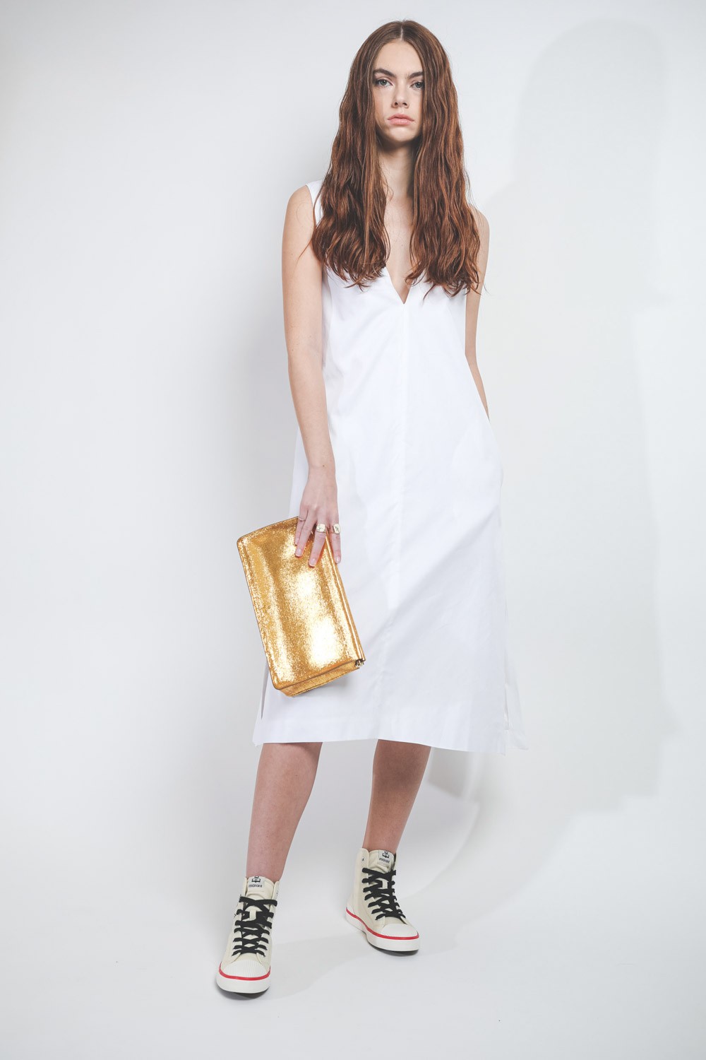 Image du produit Tom Wood Knot Dress - Optic White   - 6