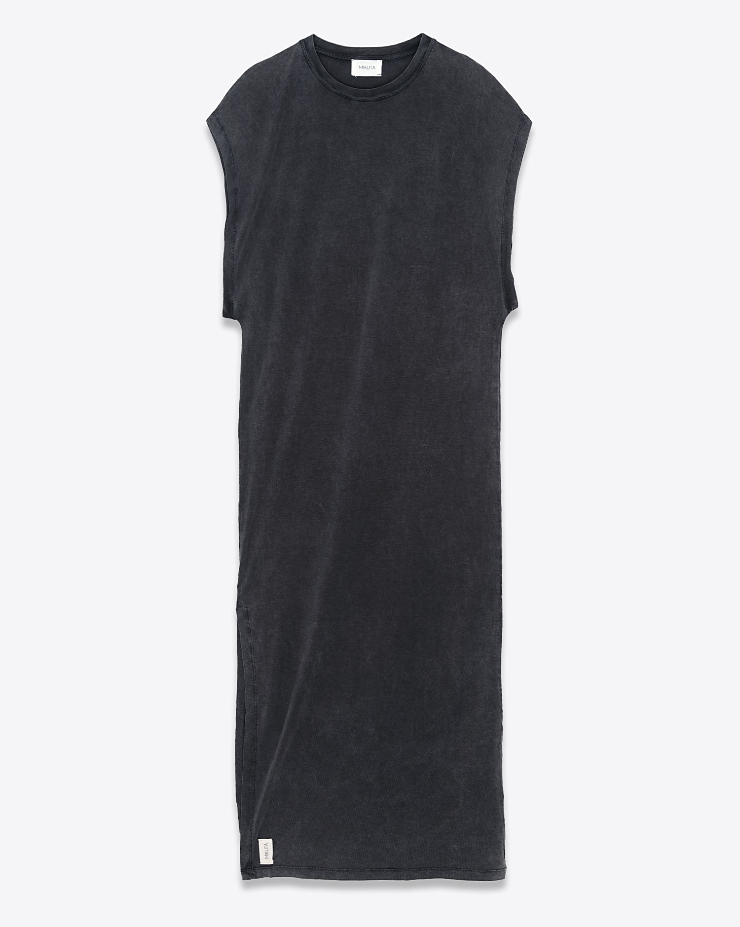 Mikuta Robe Longue Chauve Souris Anthracite
