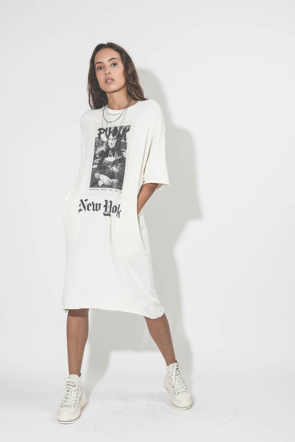 R13 Denim Robe Tee-shirt Punk NYC 