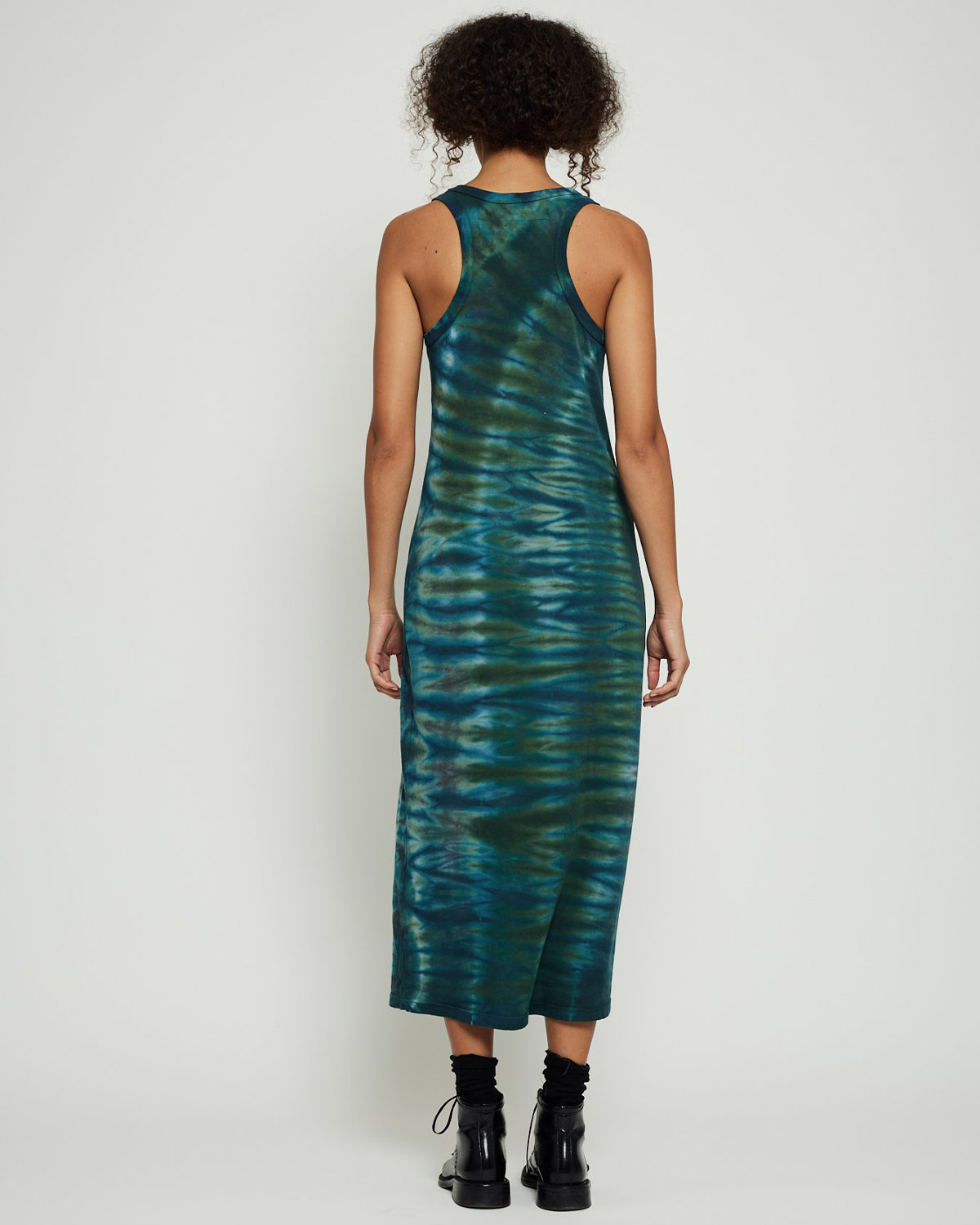 Image du produit Raquel Allegra Collection Tank Dress - Moss Aqua TD   - 4